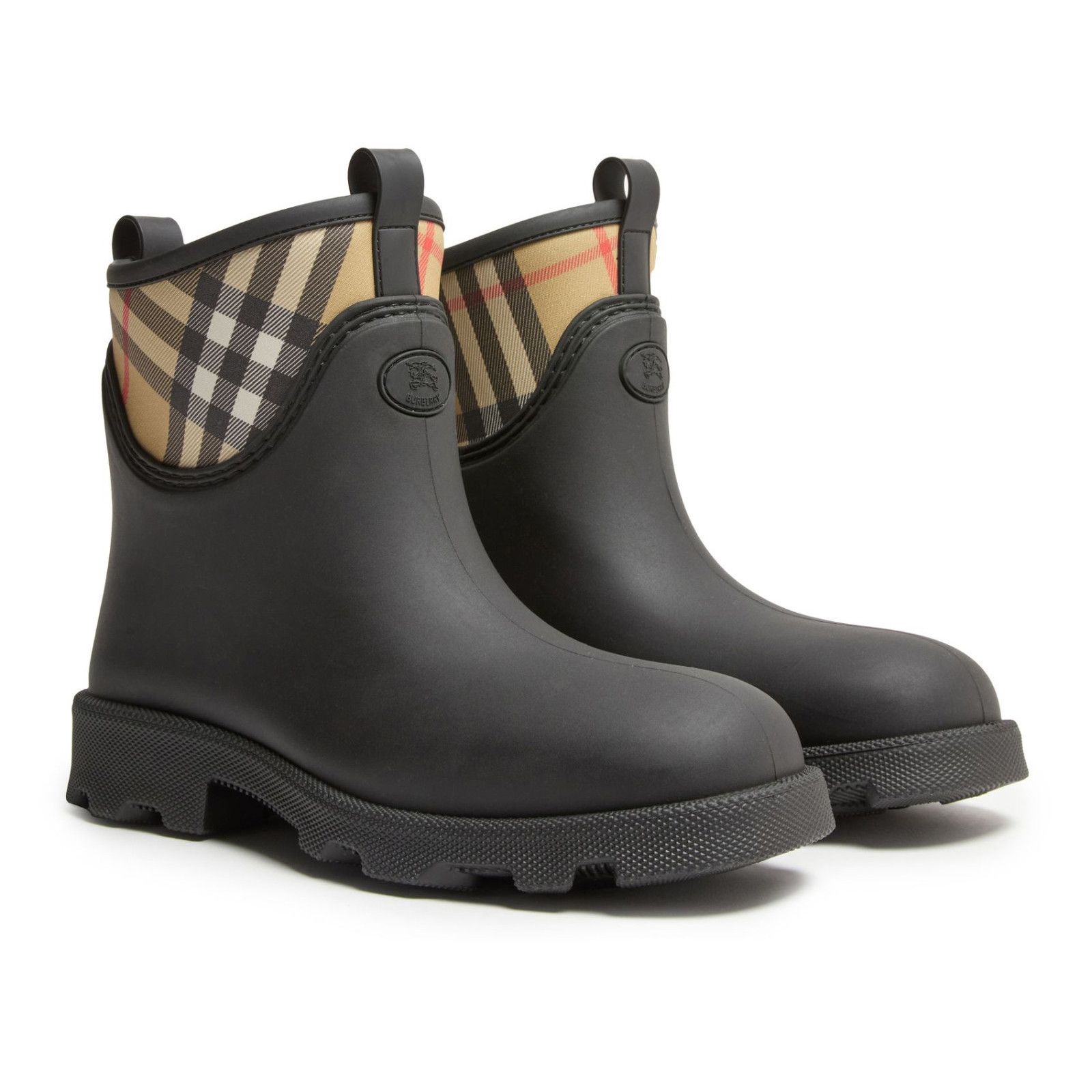 Burberry BURBERRY Marsh Black Rubber Ankle Boots New & Authentic (Men Size US 10 / EU 43 - 5 Thumbnail
