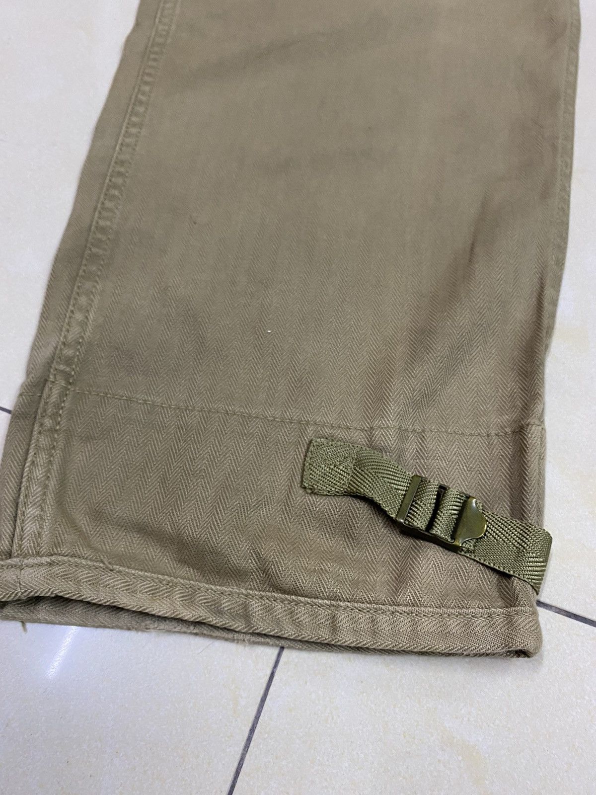 Japanese Brand Orslow Inspired HBT Wide Leg Pants Faded Size US 32 / EU 48 - 7 Thumbnail