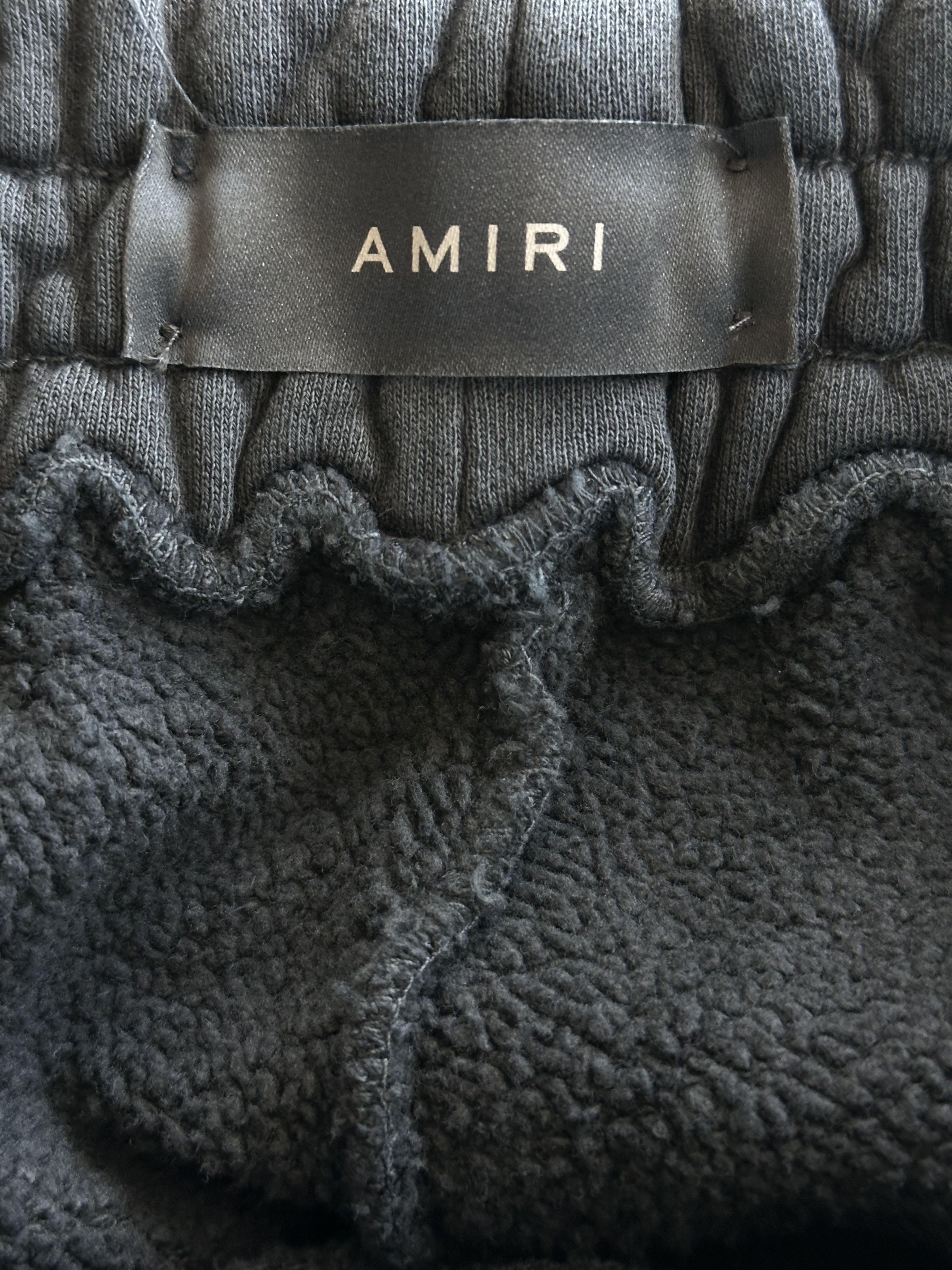 Amiri Amiri Black & White Tiger Logo Shorts Size US 28 / EU 44 - 3 Thumbnail