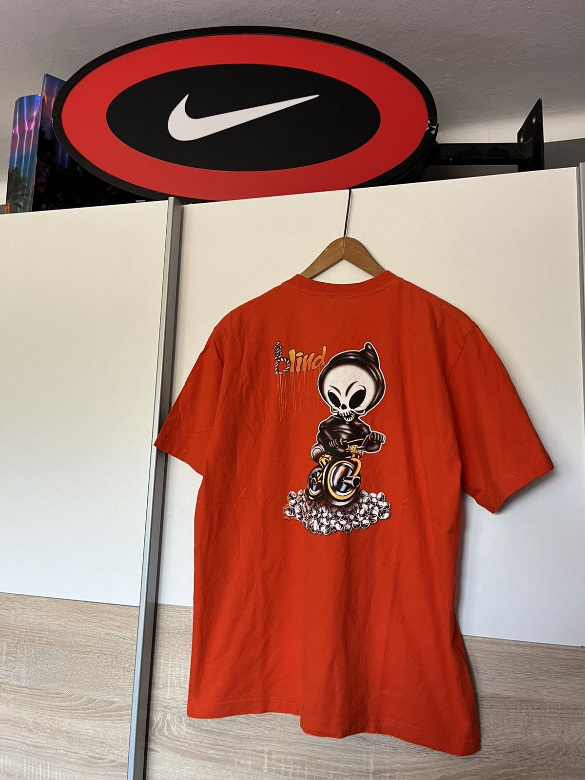 Blind Skateboards Vintage 90’s Blind Reaper Skateboards Center logo Tee Back Size US XL / EU 56 / 4 - 2 Thumbnail