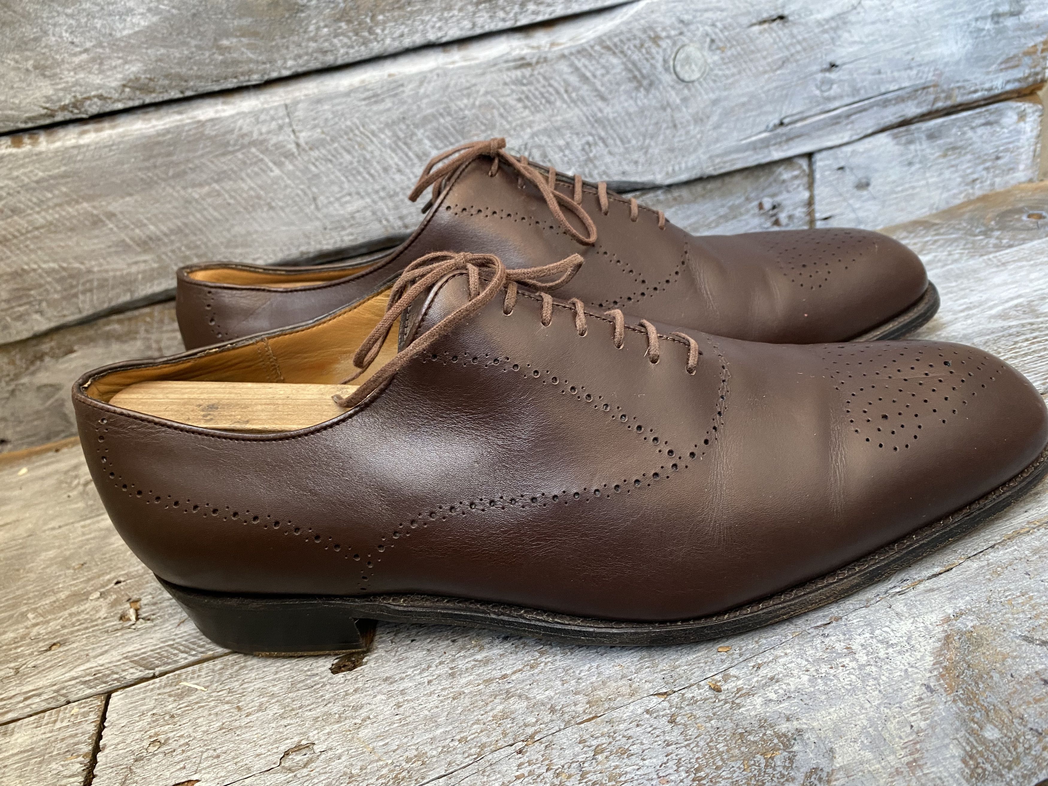 J.M. Weston Jm weston brown oxford brown leather shoes Uk8E Size US 9 / EU 42 - 10 Thumbnail