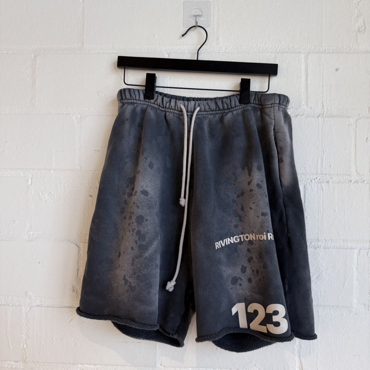 RRR-123 Rivington roi Rebis Grey Wash Shorts Size US 35 - 1 Thumbnail