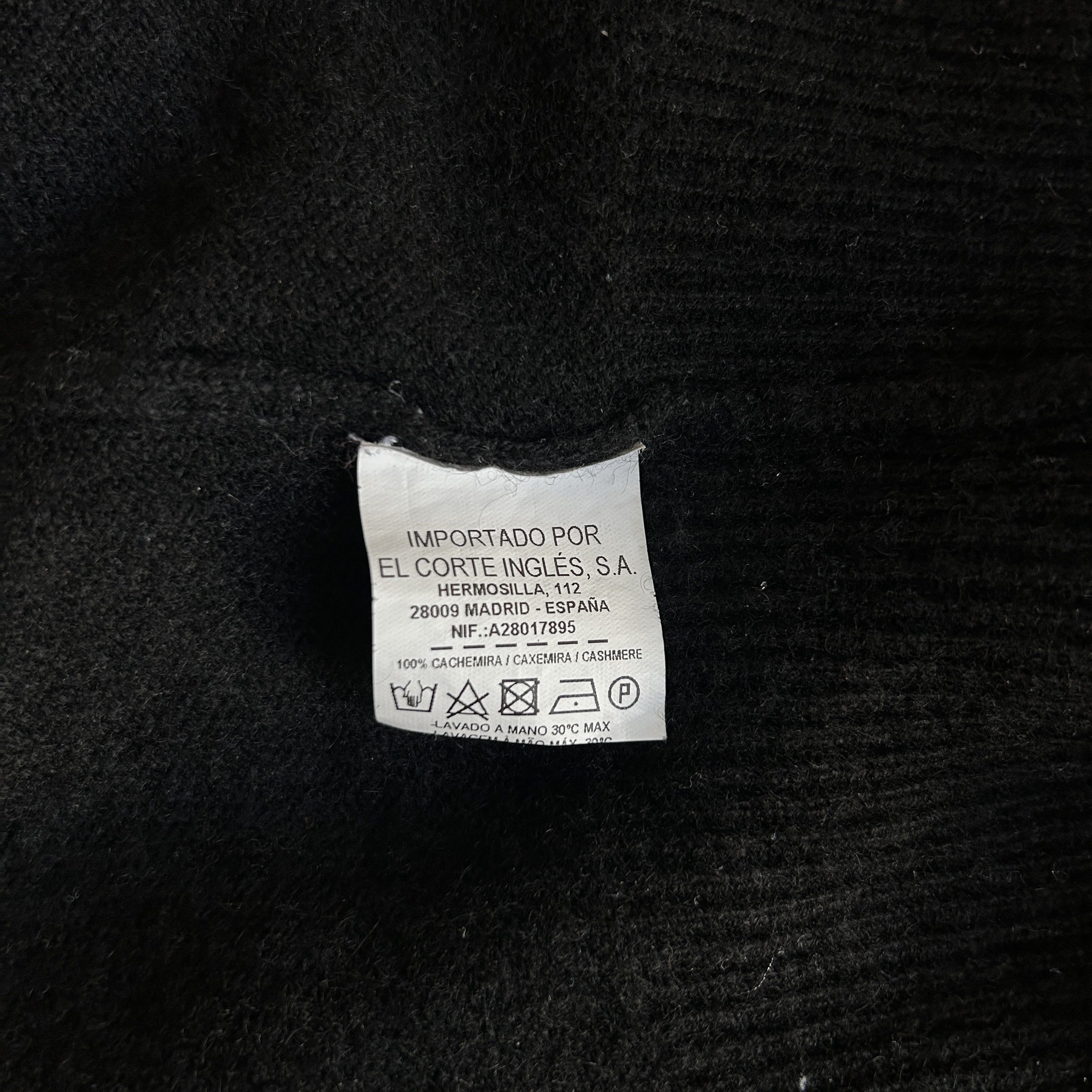 Vintage Vintage Black Cashmere Cardigan Size S / US 4 / IT 40 - 10 Thumbnail