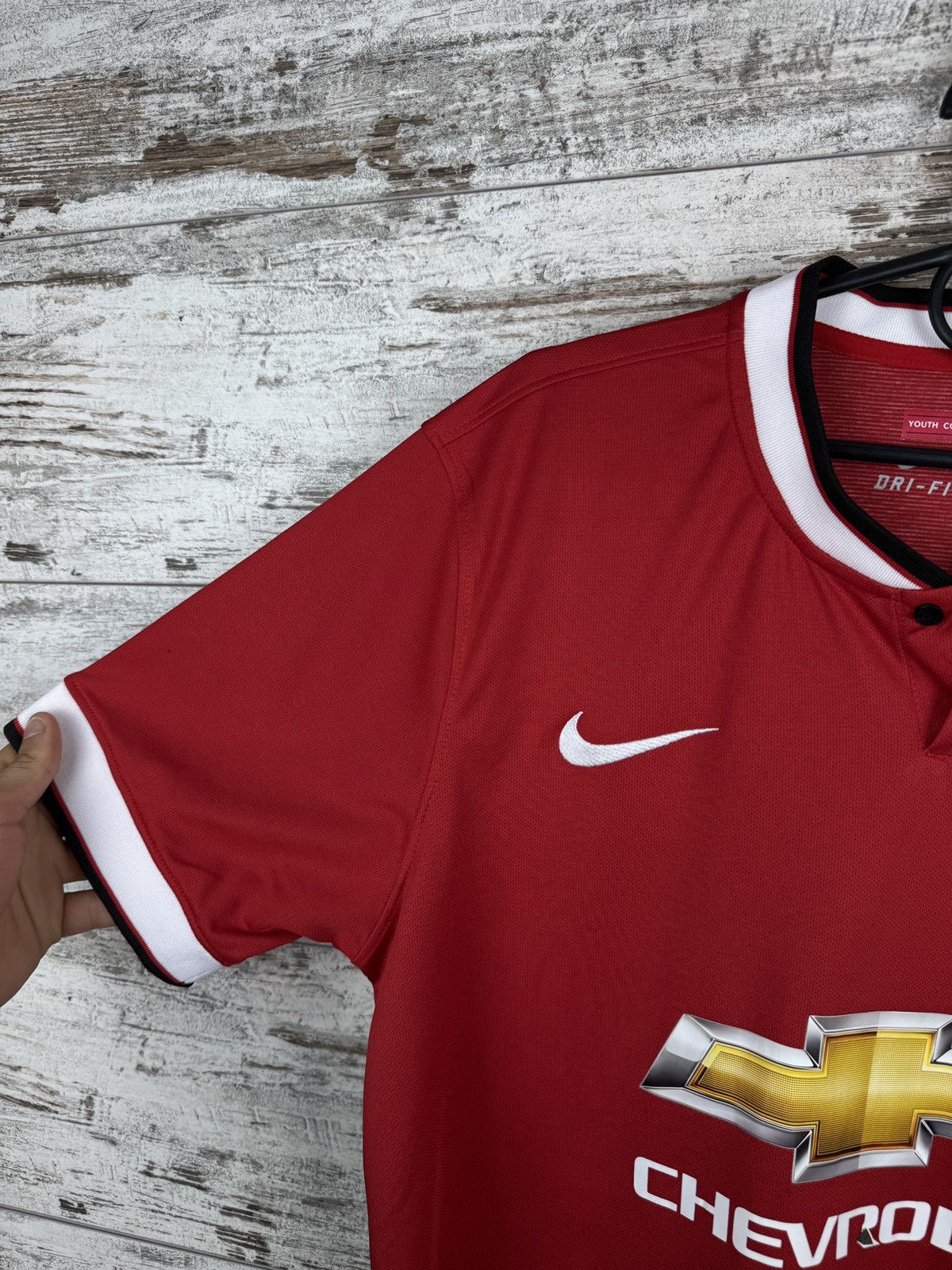 Vintage Mens Vintage Nike Manchester United Cantona 7 T-shirt jersey Size US XL / EU 56 / 4 - 6 Thumbnail