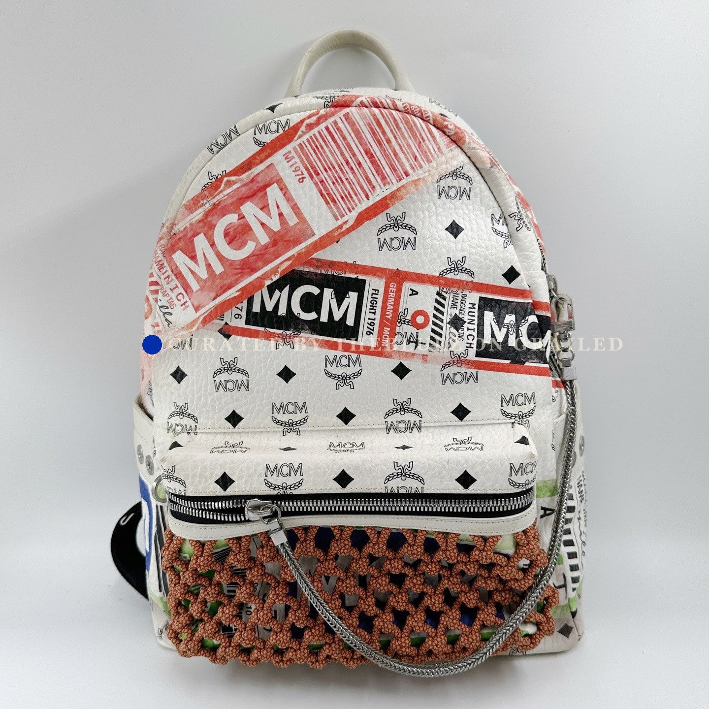 Bape × MCM MCM & BAPE Stark Visetos Camo Backpack *MINT* | Grailed