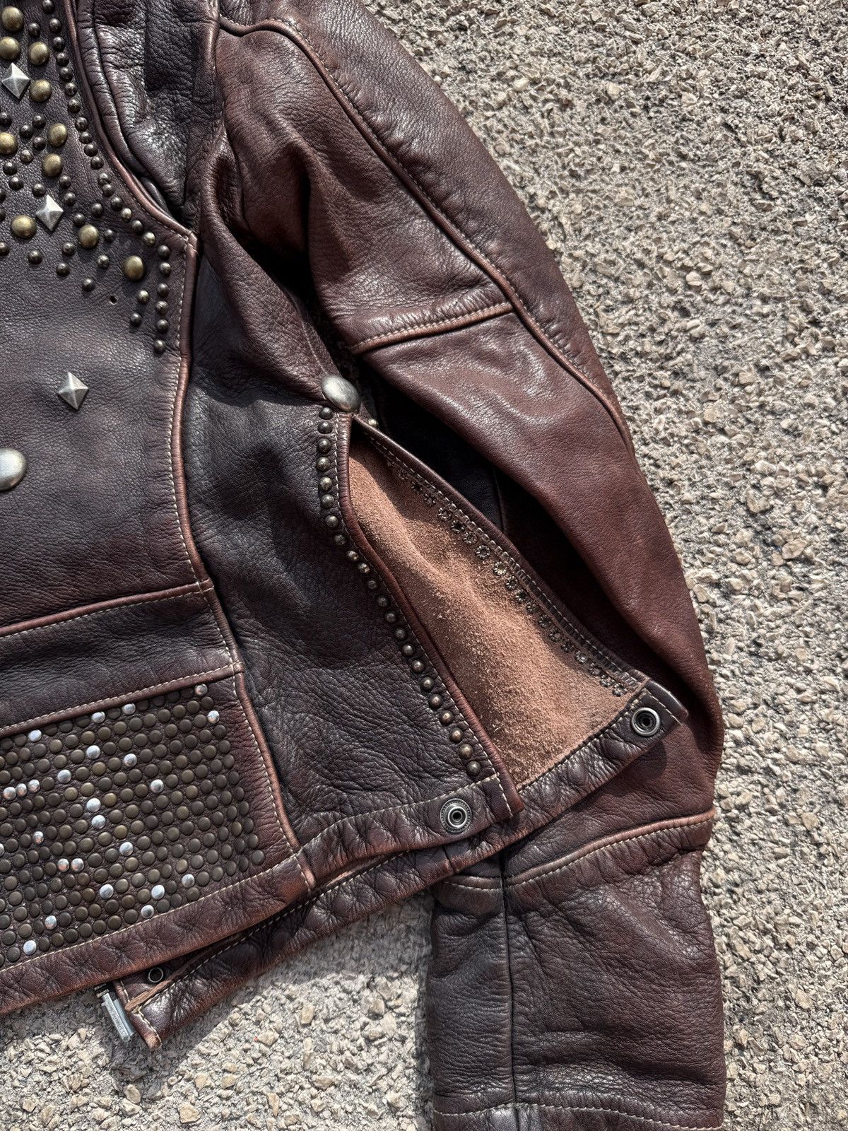Hollywood Trading Company Hollywood Trading Company HTC studded cowhide leather biker Size M / US 6-8 / IT 42-44 - 7 Thumbnail