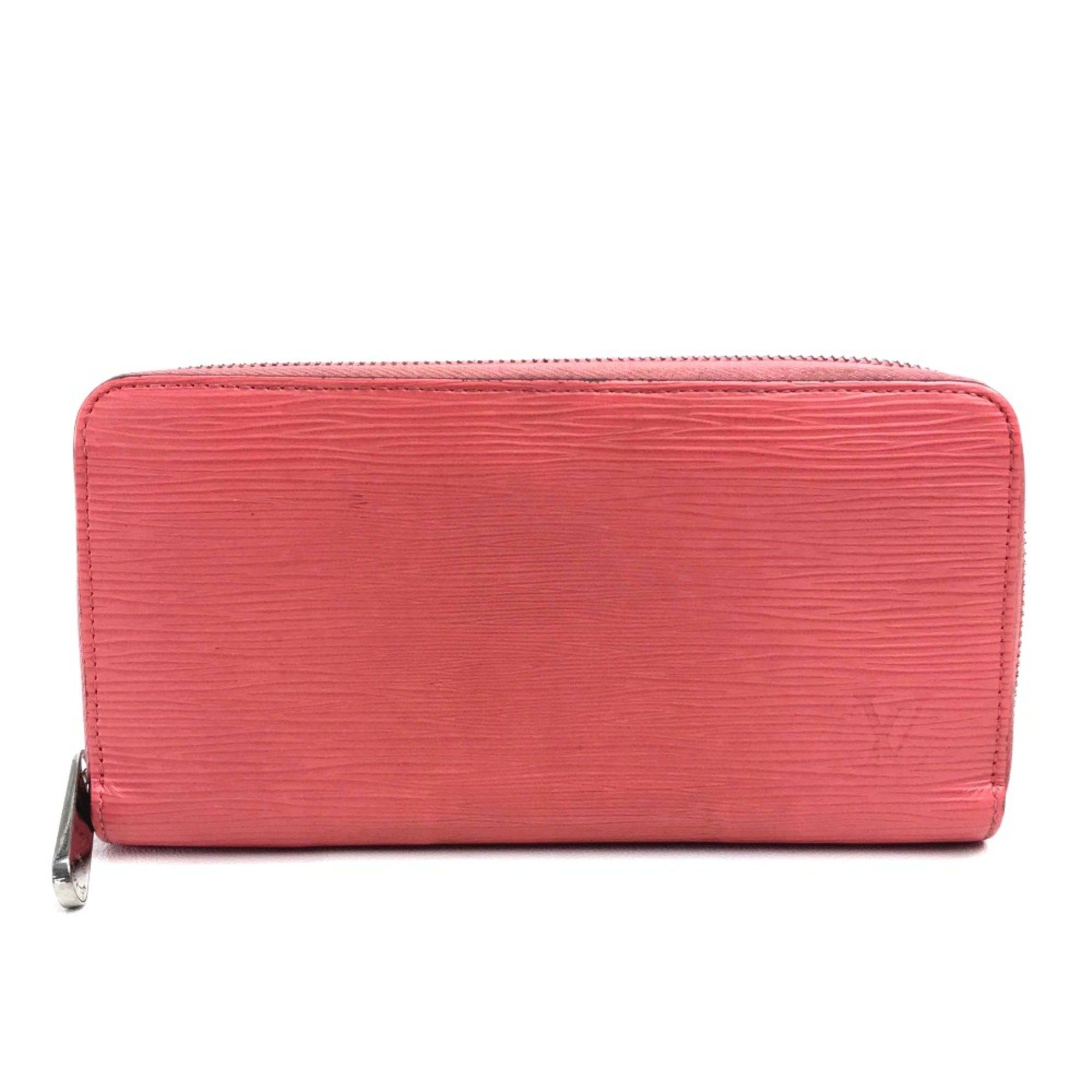 Louis Vuitton Louis Vuitton M60663 Epi Zip Around Long Wallet Long Wallet Corail Pink Based Size ONE SIZE - 1 Thumbnail