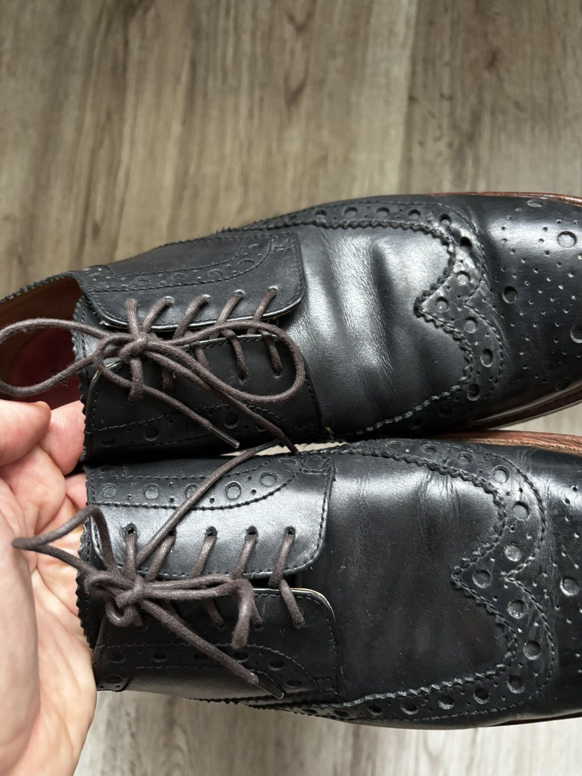 Grenson Grenson Archie Leather Brogue Tan UK 9 Size US 10 / EU 43 - 7 Thumbnail