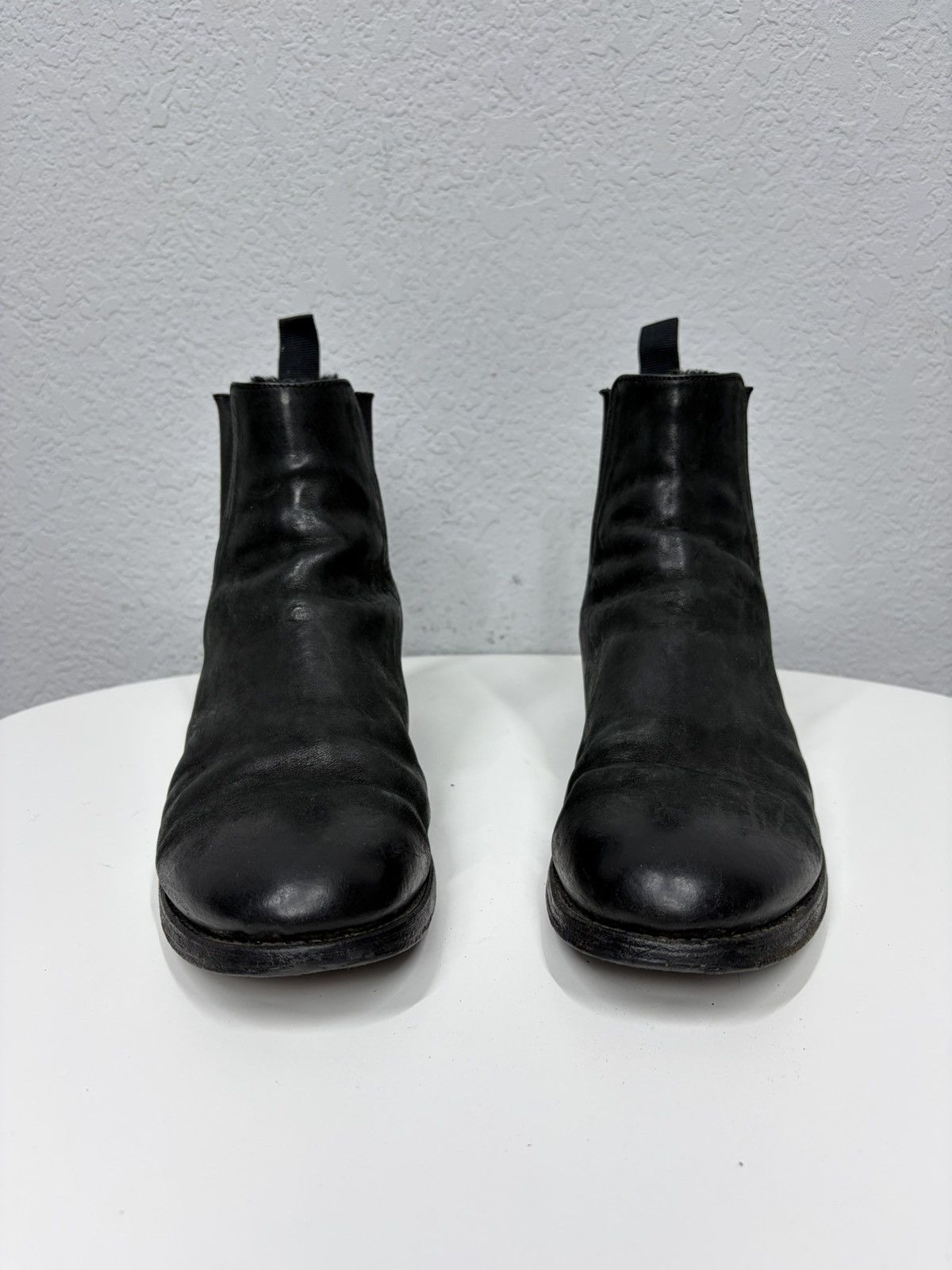 The Last Conspiracy Vintage 00s Guidi CCP Style Distressed Leather Biker Boots Size US 8 / EU 41 - 5 Thumbnail