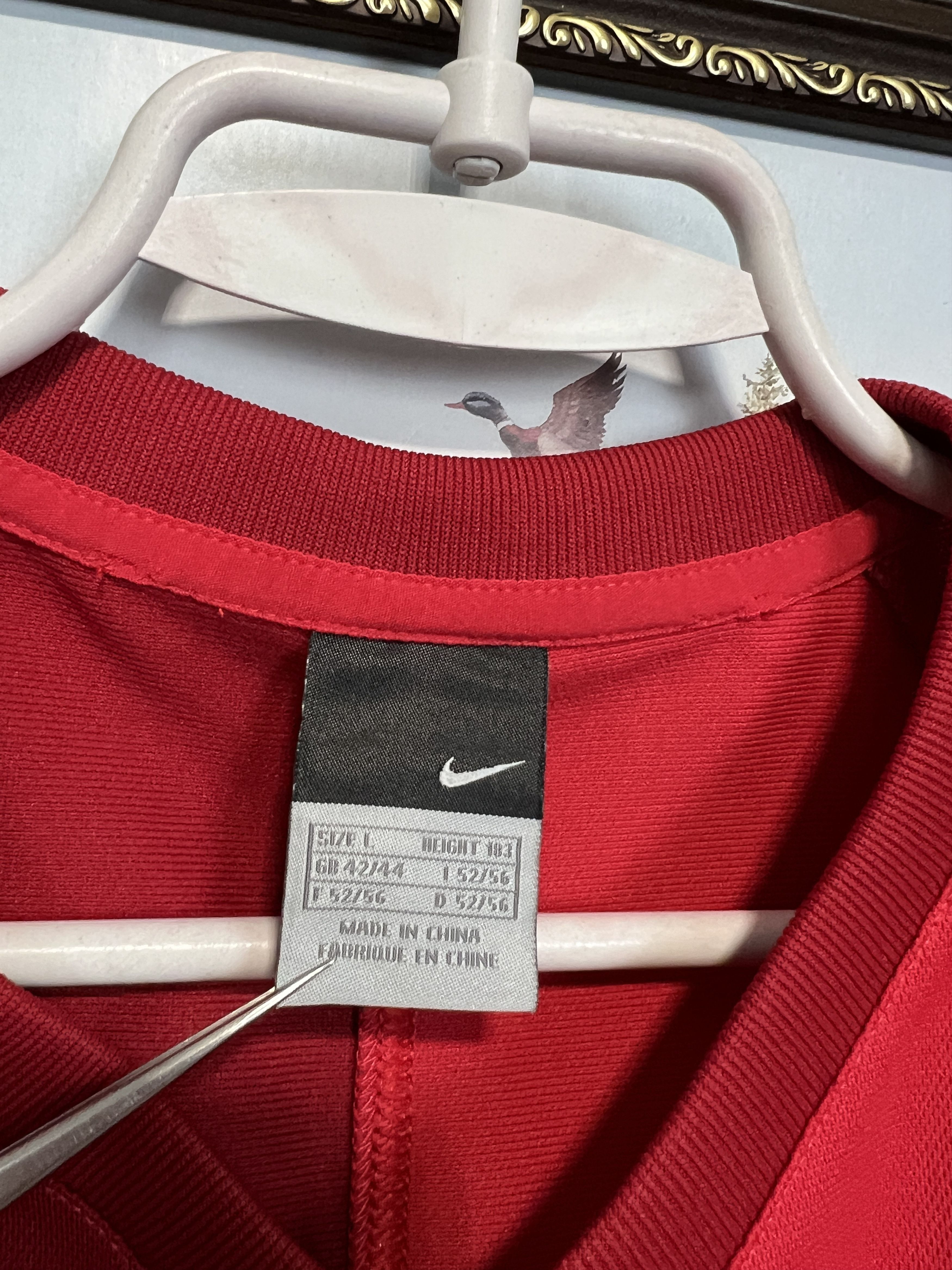 Nike Turkey Home football shirt 2006 Soccer Shirt National Jersey Size US L / EU 52-54 / 3 - 4 Thumbnail
