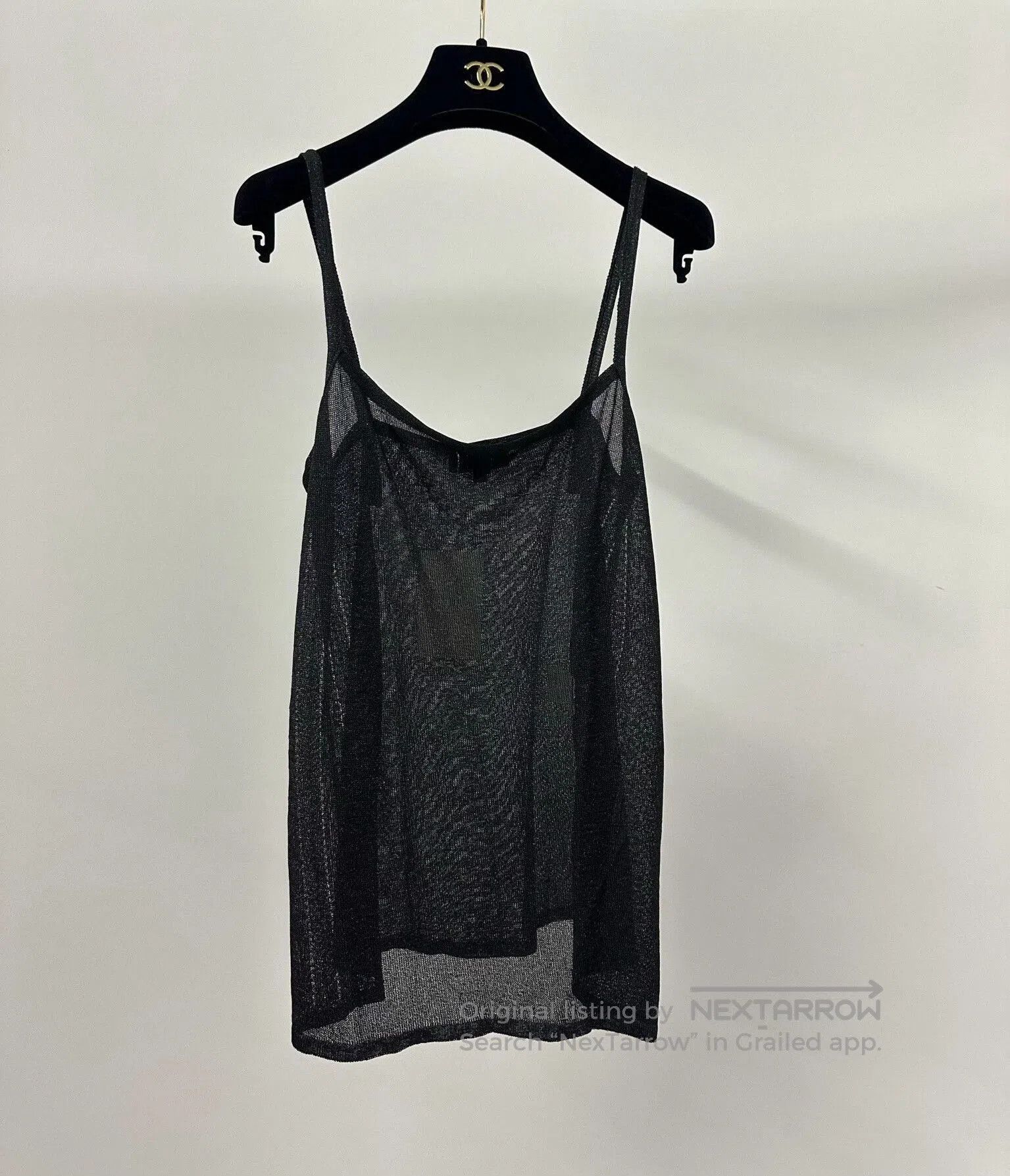 Gucci Gucci Black Camisole Top. Size M / US 6-8 / IT 42-44 - 1 Thumbnail