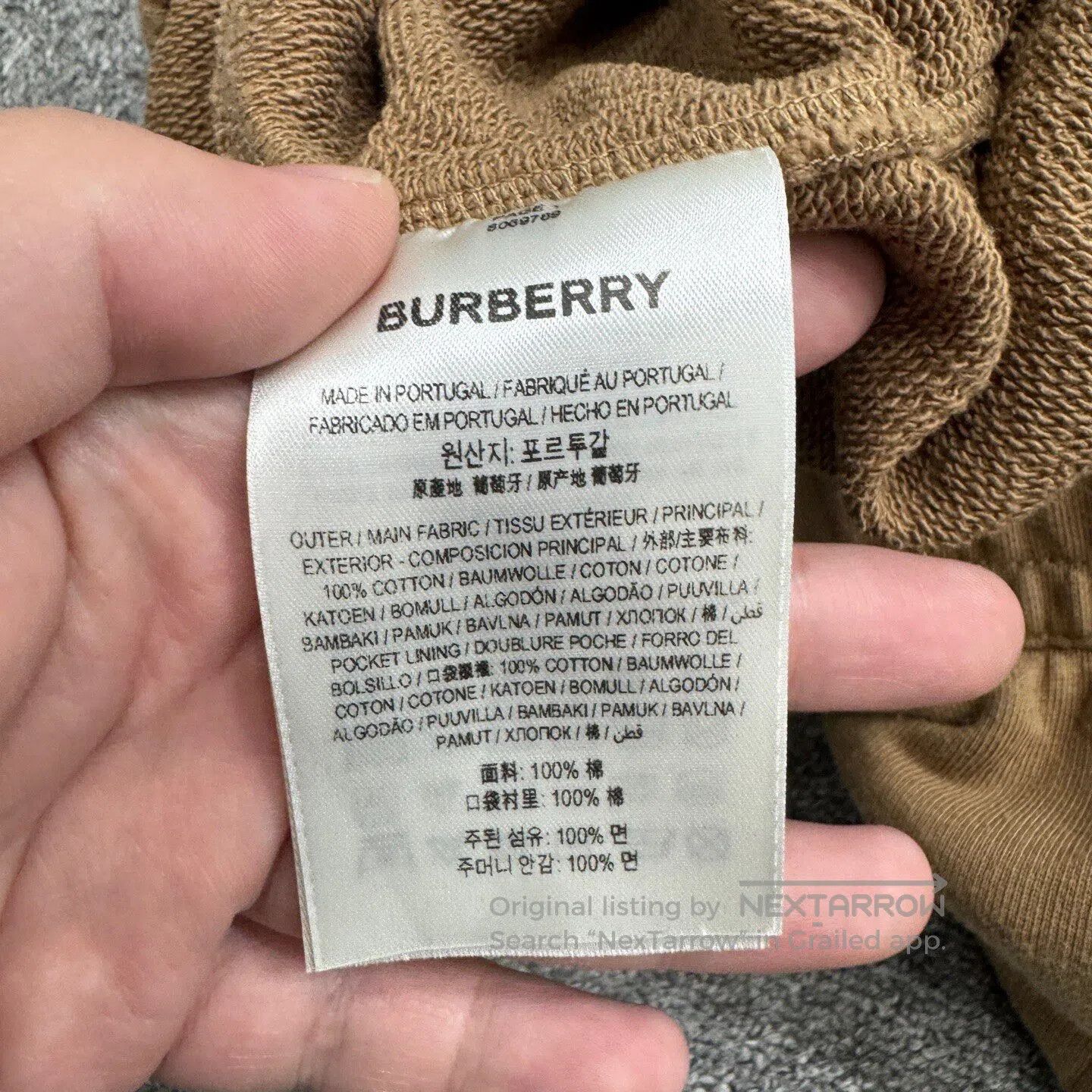 Burberry BURBERRY Letter-embroidered warhorse shorts| Size US 34 / EU 50 - 5 Thumbnail