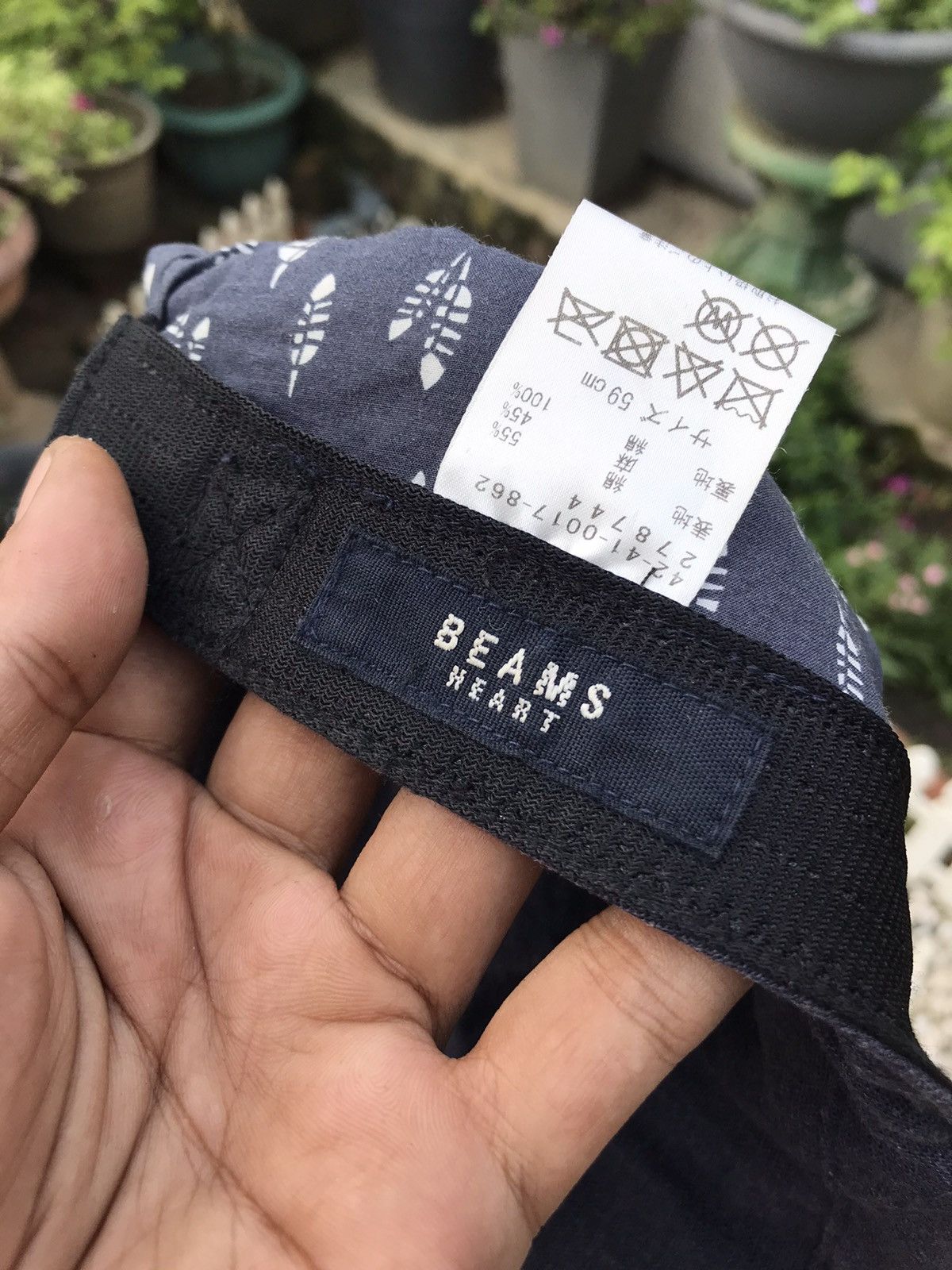 Beams Plus VINTAGE BEAMS CHAMBRAY PATROL ARMY DESIGN CAP HAT 🇯🇵 Size ONE SIZE - 9 Thumbnail