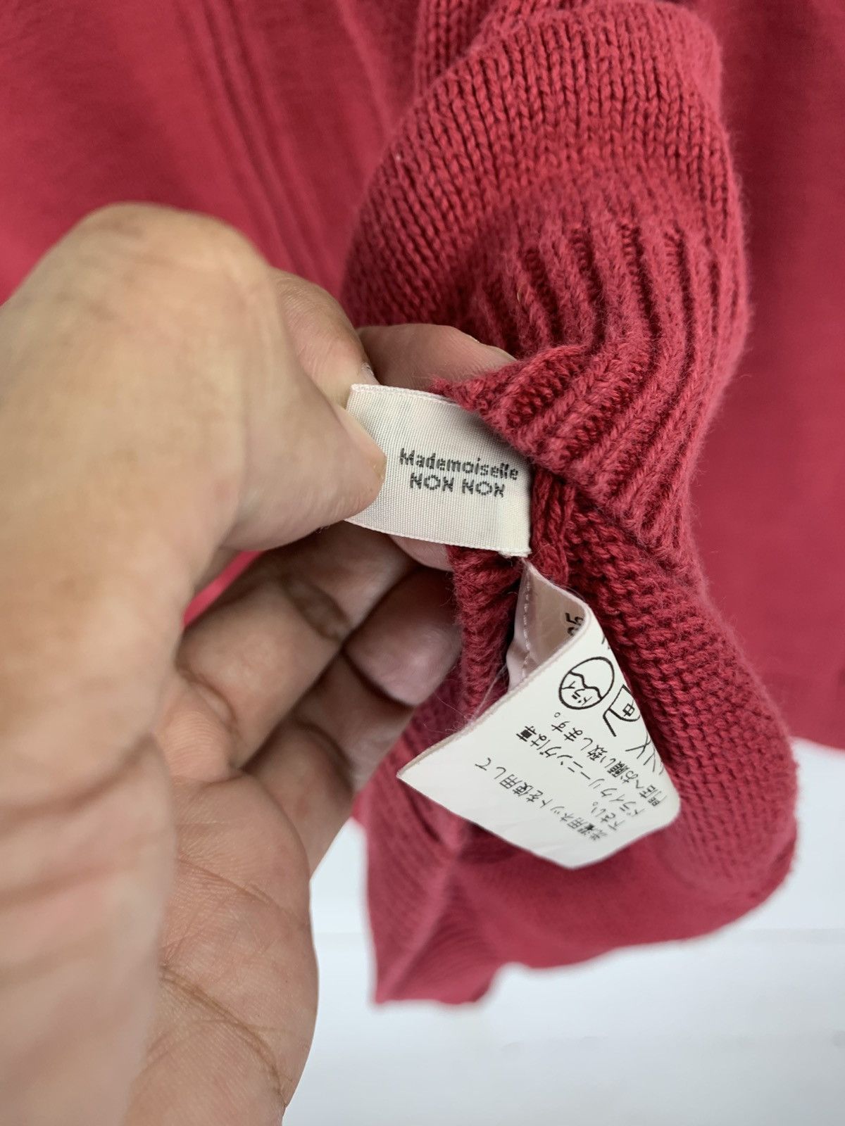 Mademoiselle Non Non Mademoiselle Non Non Fullzipper Knit Sweater Nice Design Size US M / EU 48-50 / 2 - 6 Thumbnail