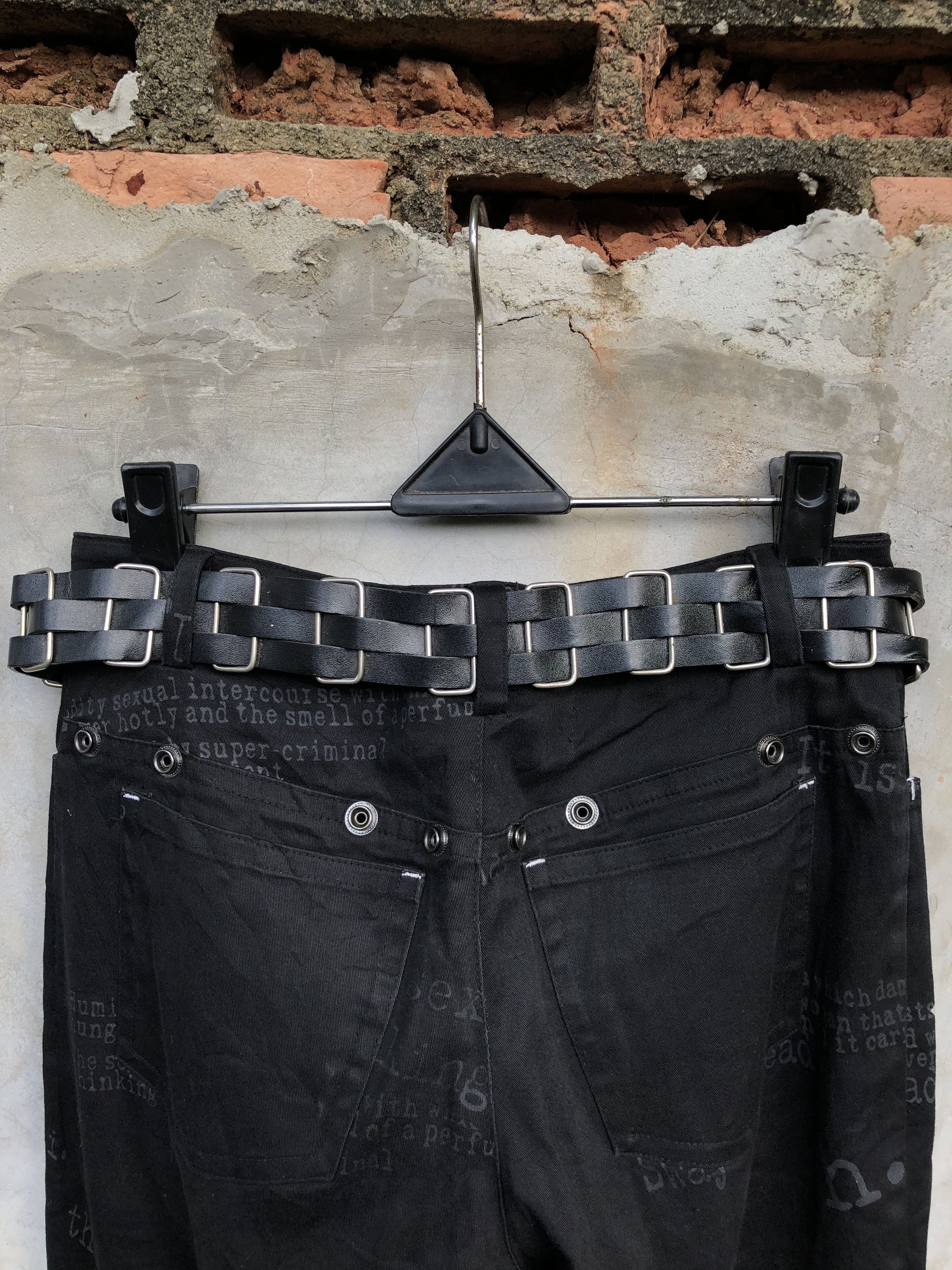 If Six Was Nine Y2k Gothic Metal Hardware Belt Size ONE SIZE - 5 Thumbnail