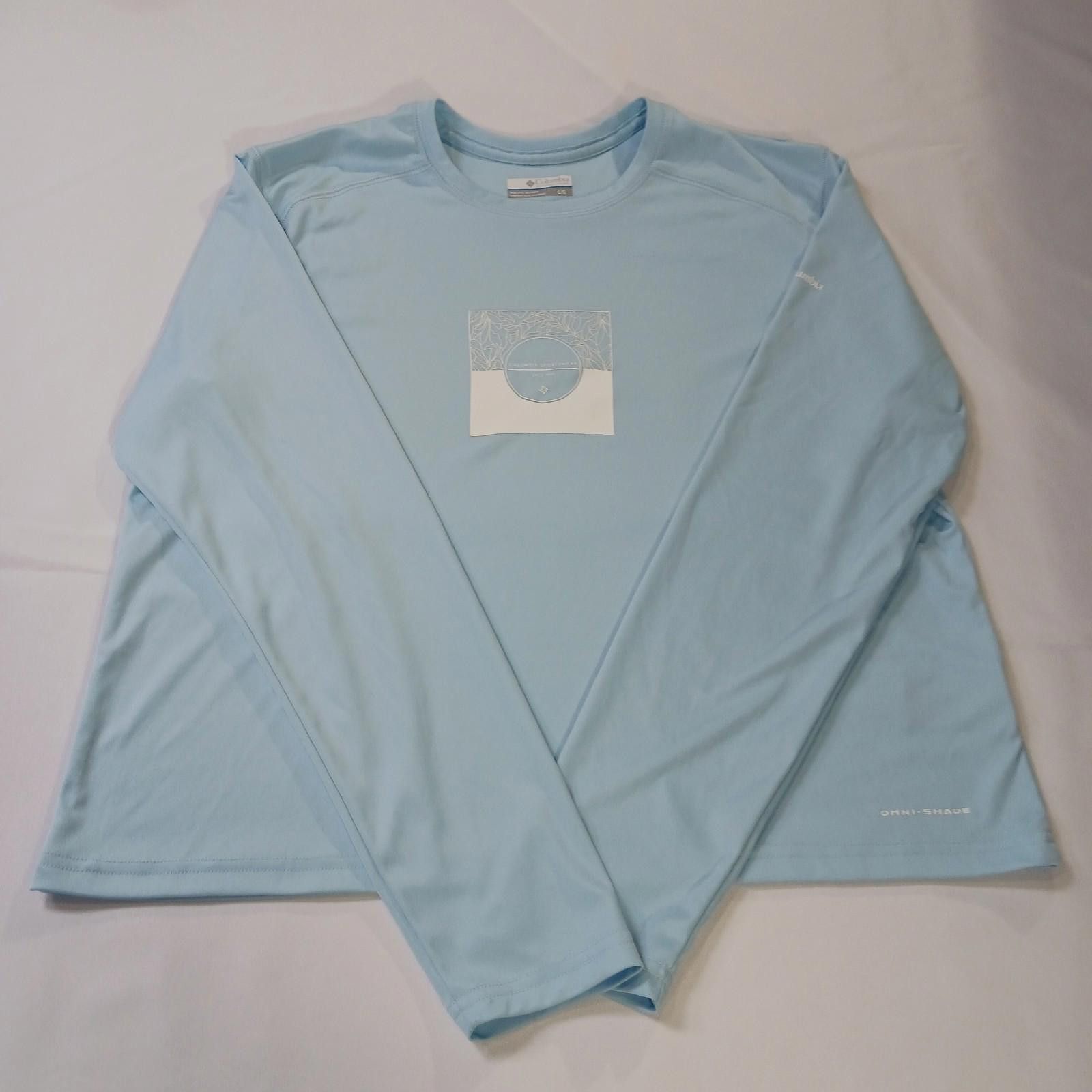 Columbia Columbia Omni-Shade AL8460 Women's Blue T-Shirt Size Large Size L / US 10 / IT 46 - 1 Thumbnail