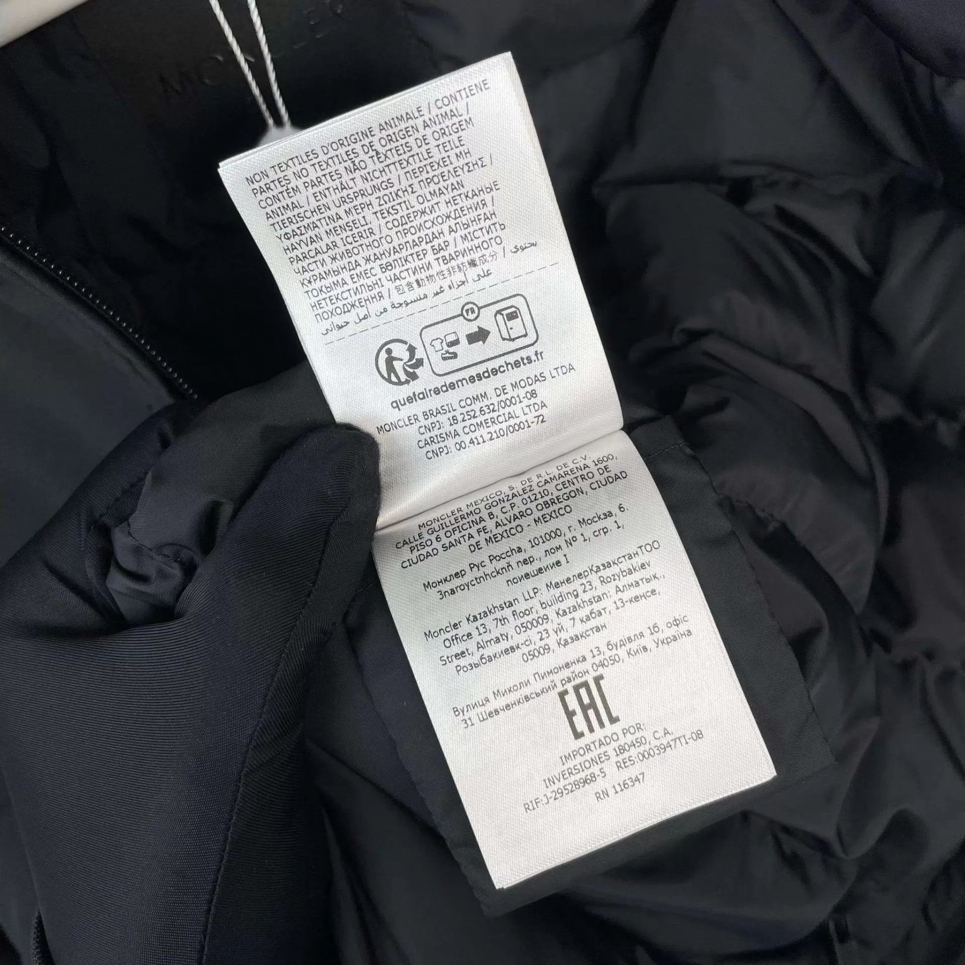 Moncler Moncler Polset Black Down Jacket Size 5 97 New Size US XXL / EU 58 / 5 - 6 Thumbnail