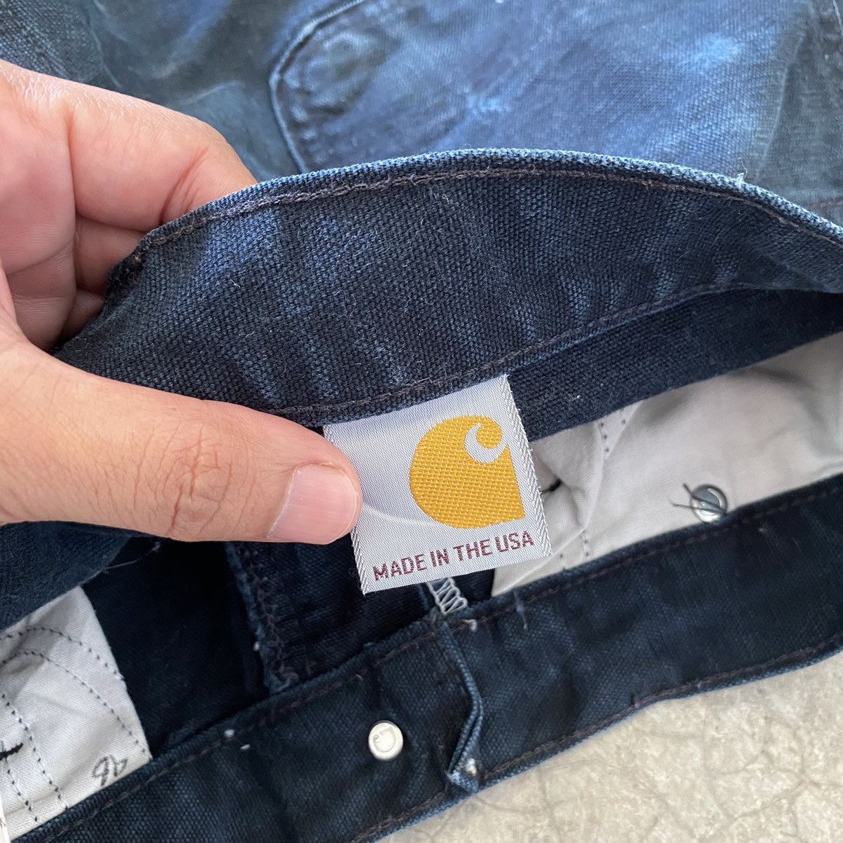 Carhartt VTG Carhartt Double Knee Splatter Carpenter Pants Size US 29 - 17 Thumbnail