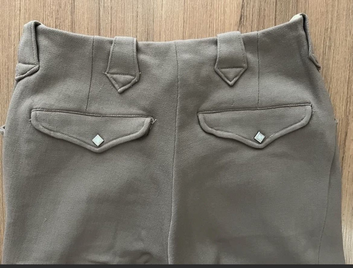 Levi's VINTAGE 50s/60s LEVIS SHORT HORN GARBADINE WOOL TROUSER Size US 30 / EU 46 - 10 Thumbnail