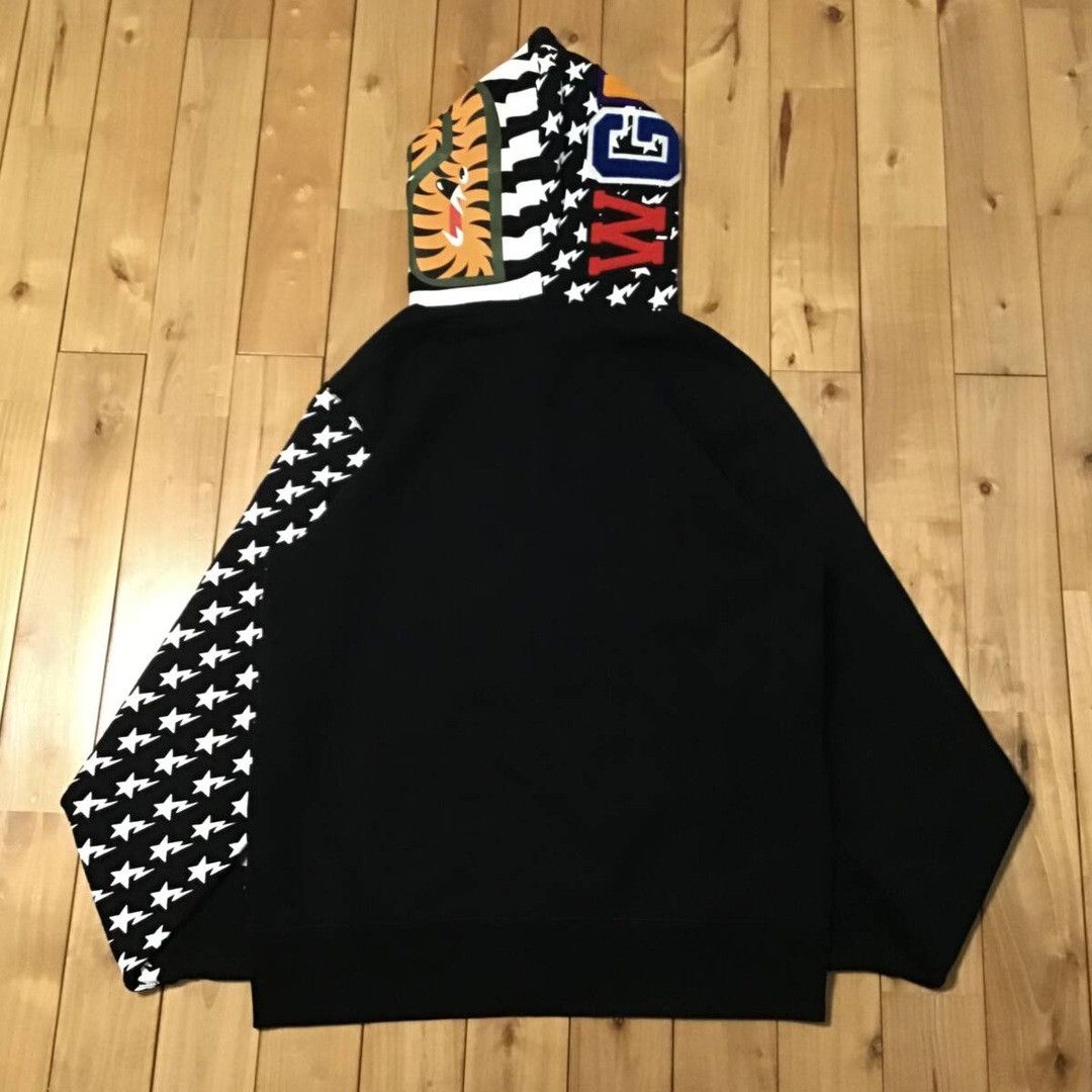 Bape BAPE Stars and Stripes Shark Full Zip Hoodie a bathing ape Size US XL / EU 56 / 4 - 2 Thumbnail