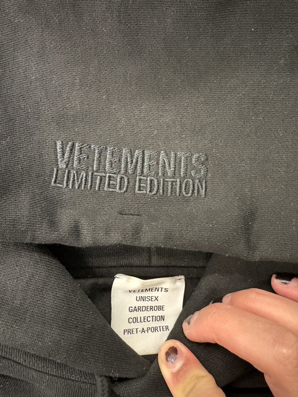 Vetements Vetements circle hoodie Size US XS / EU 42 / 0 - 3 Thumbnail