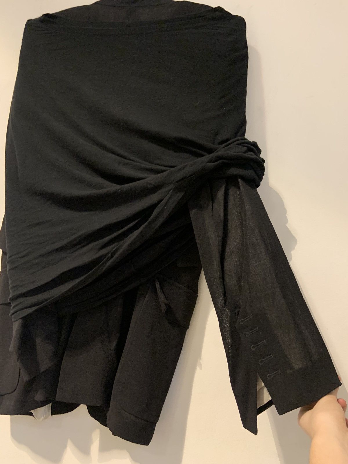 Rick Owens Rick Owens Wool Blazer with T-shirt Back Detail Size US S / EU 44-46 / 1 - 7 Thumbnail