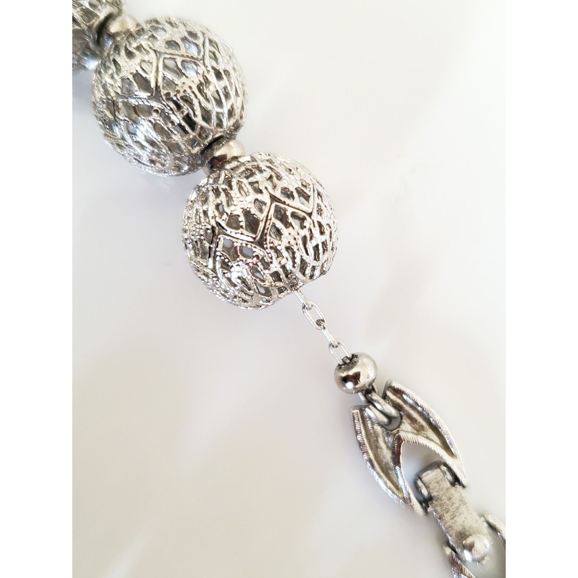 Monet Vintage 1960's Monet Designer Bal D'Or Filigree Bead Necklac Size ONE SIZE - 4 Thumbnail