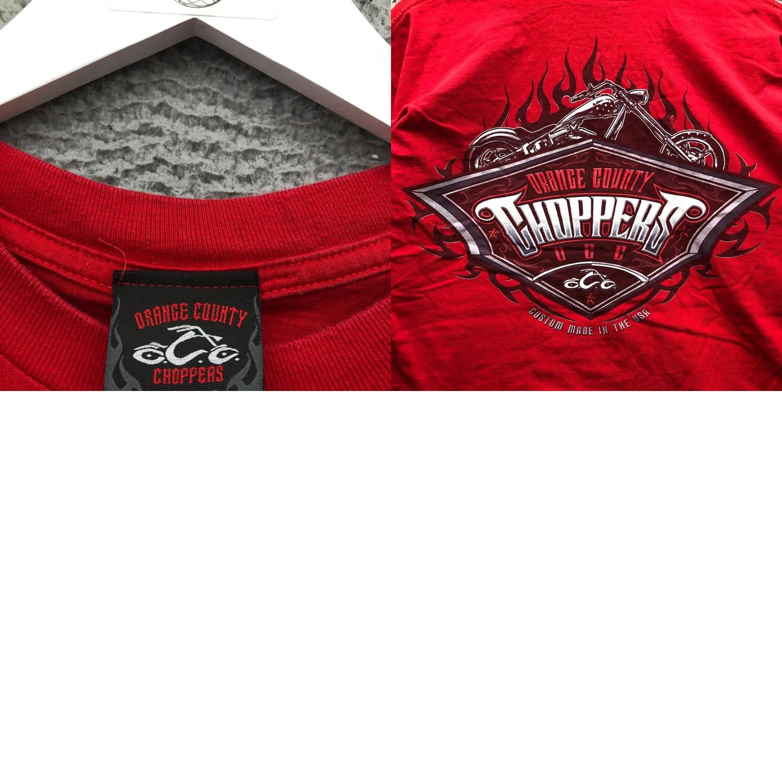 Vintage VINTAGE Orange County Choppers OCC Red T-Shirt Mens XL Short Sleeve Graphic Size US XL / EU 56 / 4 - 9 Thumbnail