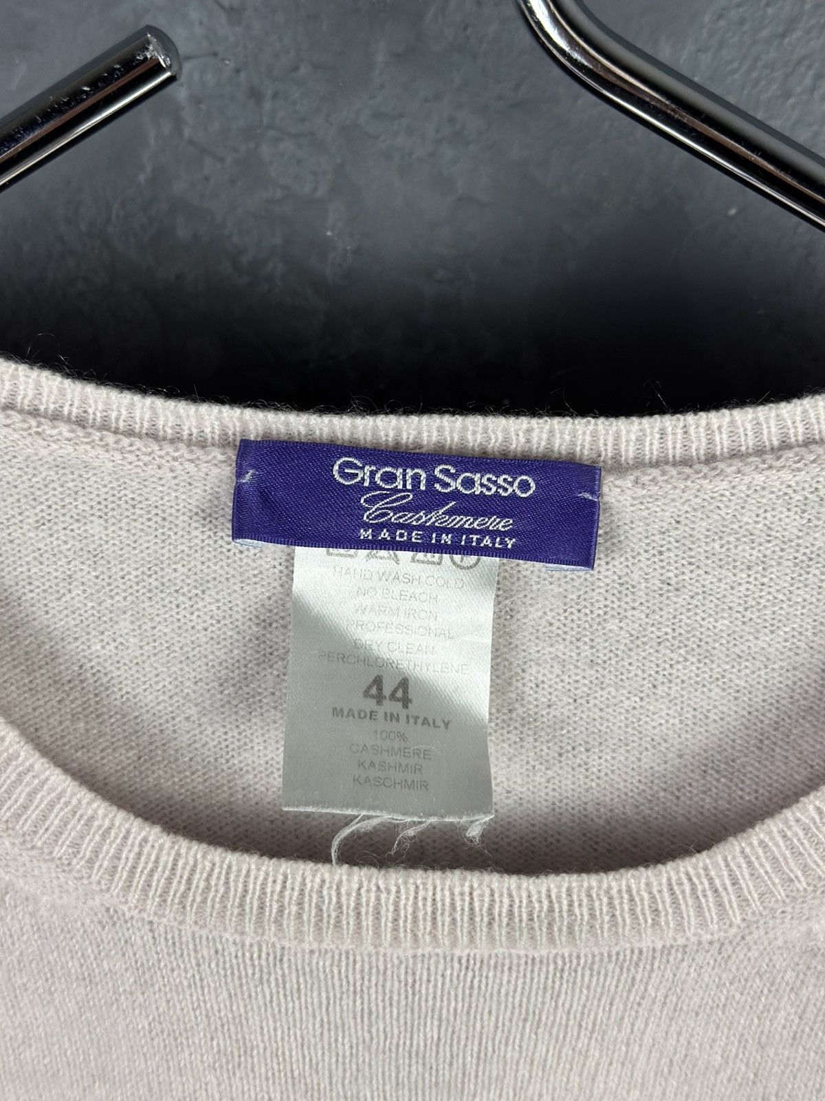 Gran Sasso Gran Sasso 100% Cashmere Pink Sweater Women’s 44 Size M / US 6-8 / IT 42-44 - 5 Thumbnail