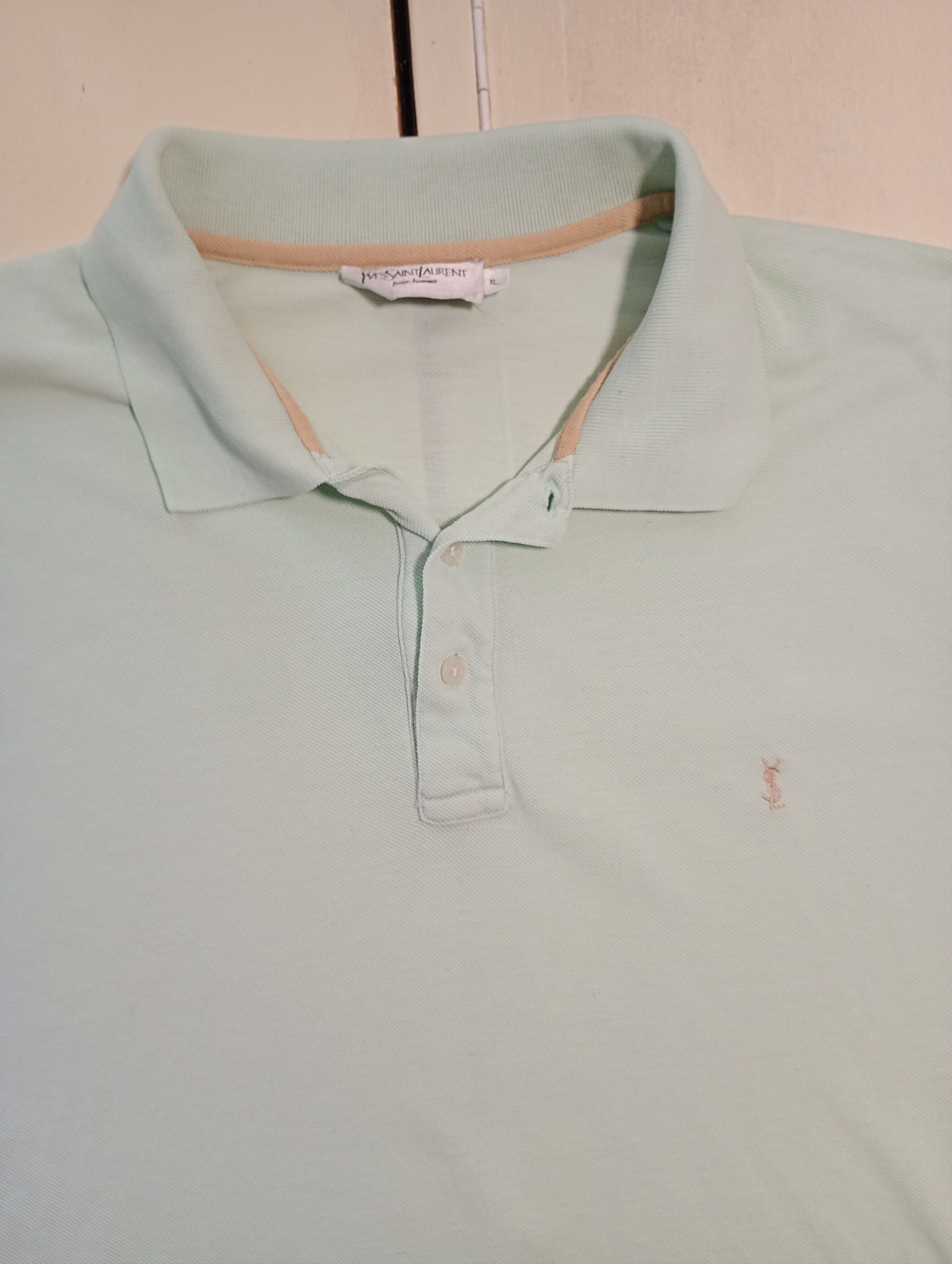 Yves Saint Laurent YSL Pour Homme Polo Shirt Vintage Size US XL / EU 56 / 4 - 6 Thumbnail