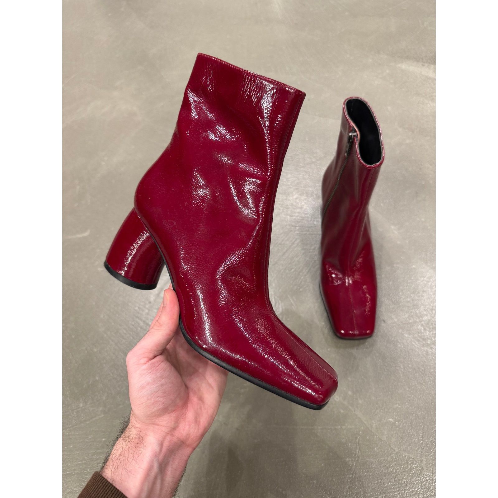 Ann Demeulemeester Ann Demeulemeester red ankle boots Size US 6 / IT 36 - 1 Thumbnail