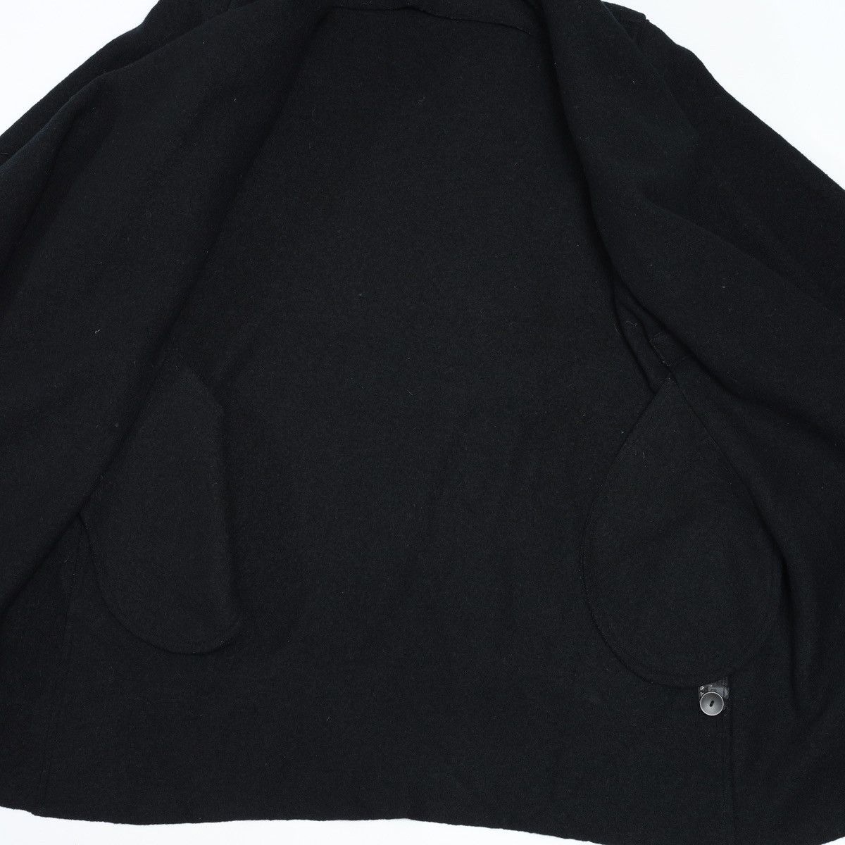 OSKA Oska Oversized Boiled Wool Coat Cape Black Size XL / US 12-14 / IT 48-50 - 11 Thumbnail
