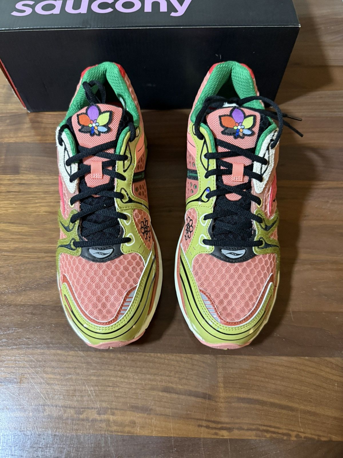 Saucony SAUCONY X JAE TIPS PROGRID TRIUMPH 4 'Peach/Leaf' Size 11 Size US 11 / EU 44 - 4 Thumbnail
