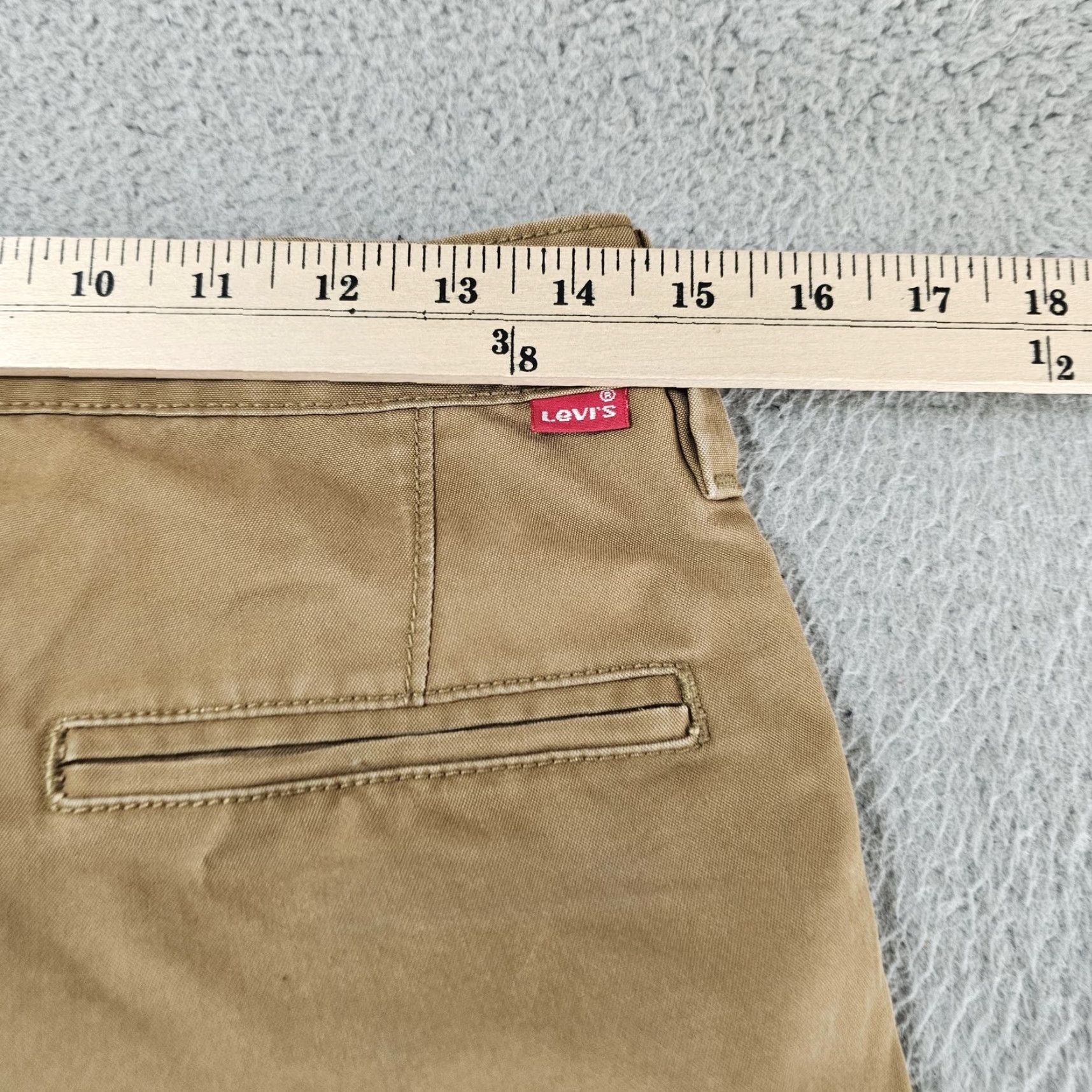 Levi's Levis 511 Slim Commuter Jeans Mens 30x29 Khaki Reflective Cycling Size US 30 / EU 46 - 7 Thumbnail