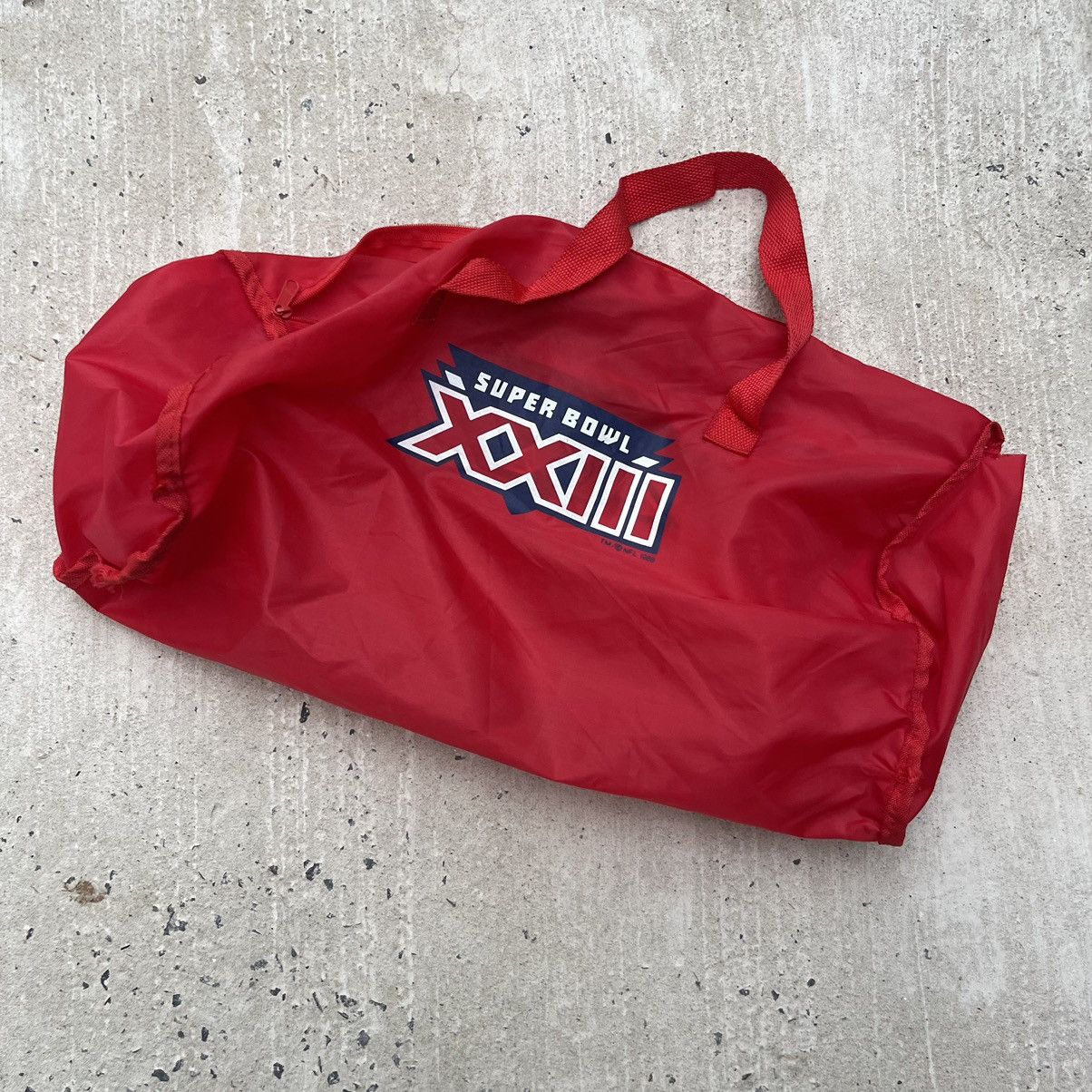 NFL Vintage 1988 SUPER BOWL XXIII Duffle Bag Size ONE SIZE - 5 Thumbnail