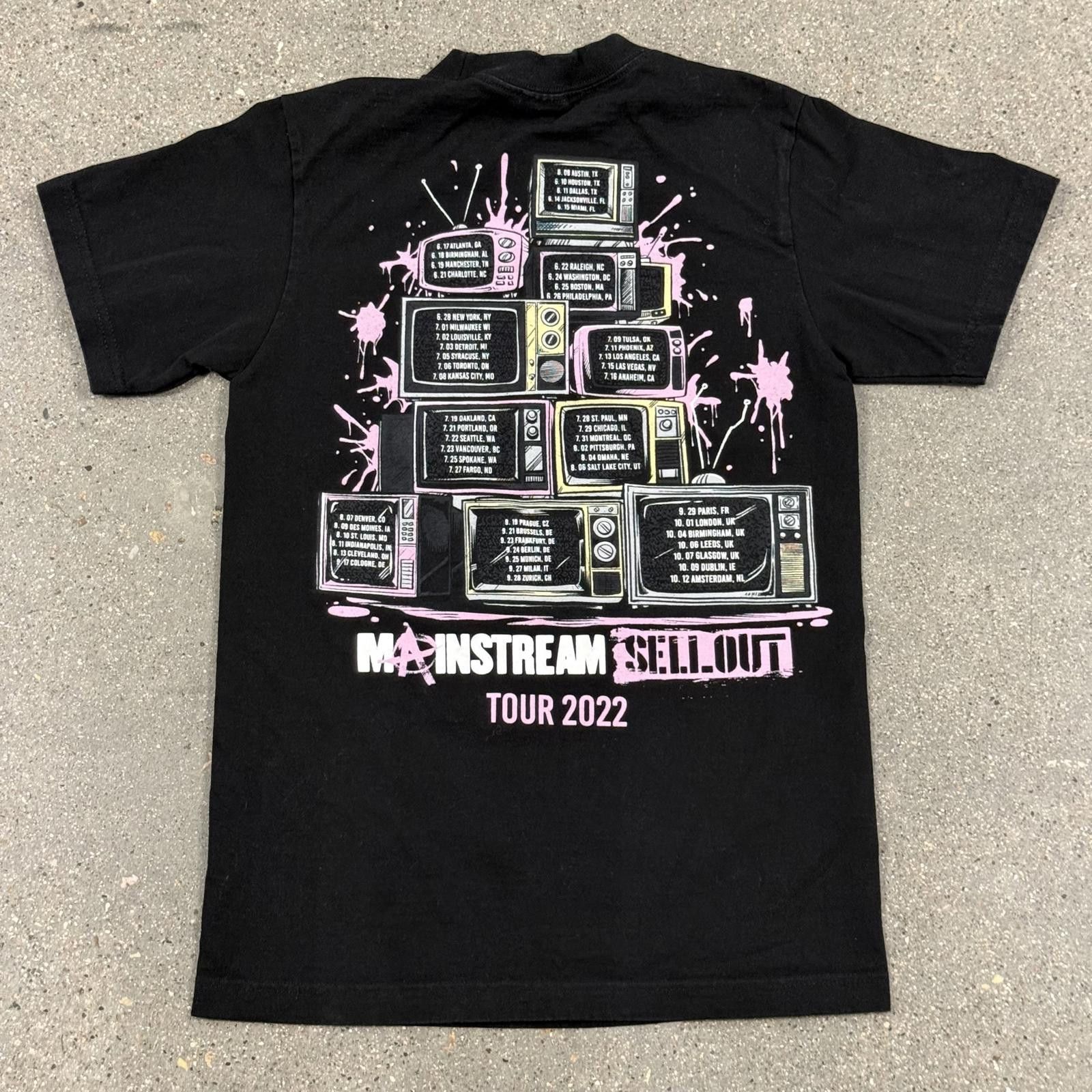 Designer 2022 Machine Gun Kelly Mainstream Sellout Tour T-Shirt S MGK Size US S / EU 44-46 / 1 - 5 Thumbnail