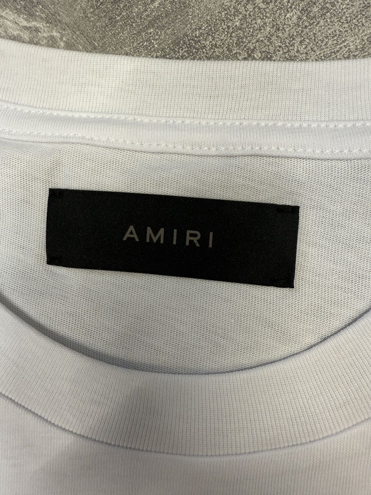 Amiri Amiri Micro MA Bar Tee White Size US XXL / EU 58 / 5 - 5 Thumbnail