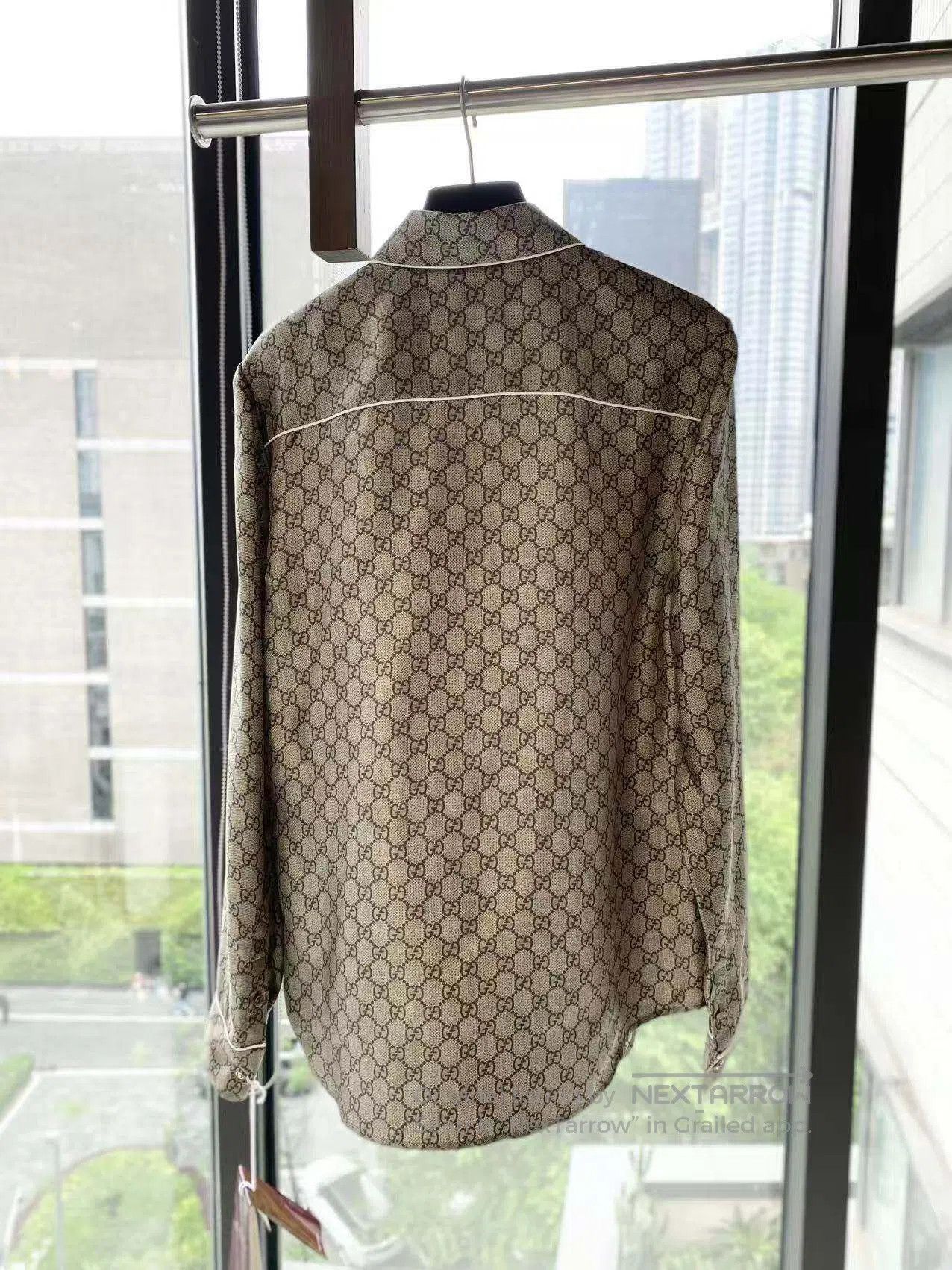 Gucci Guicci The old flower is full of printed shirts| Size S / US 4 / IT 40 - 3 Thumbnail