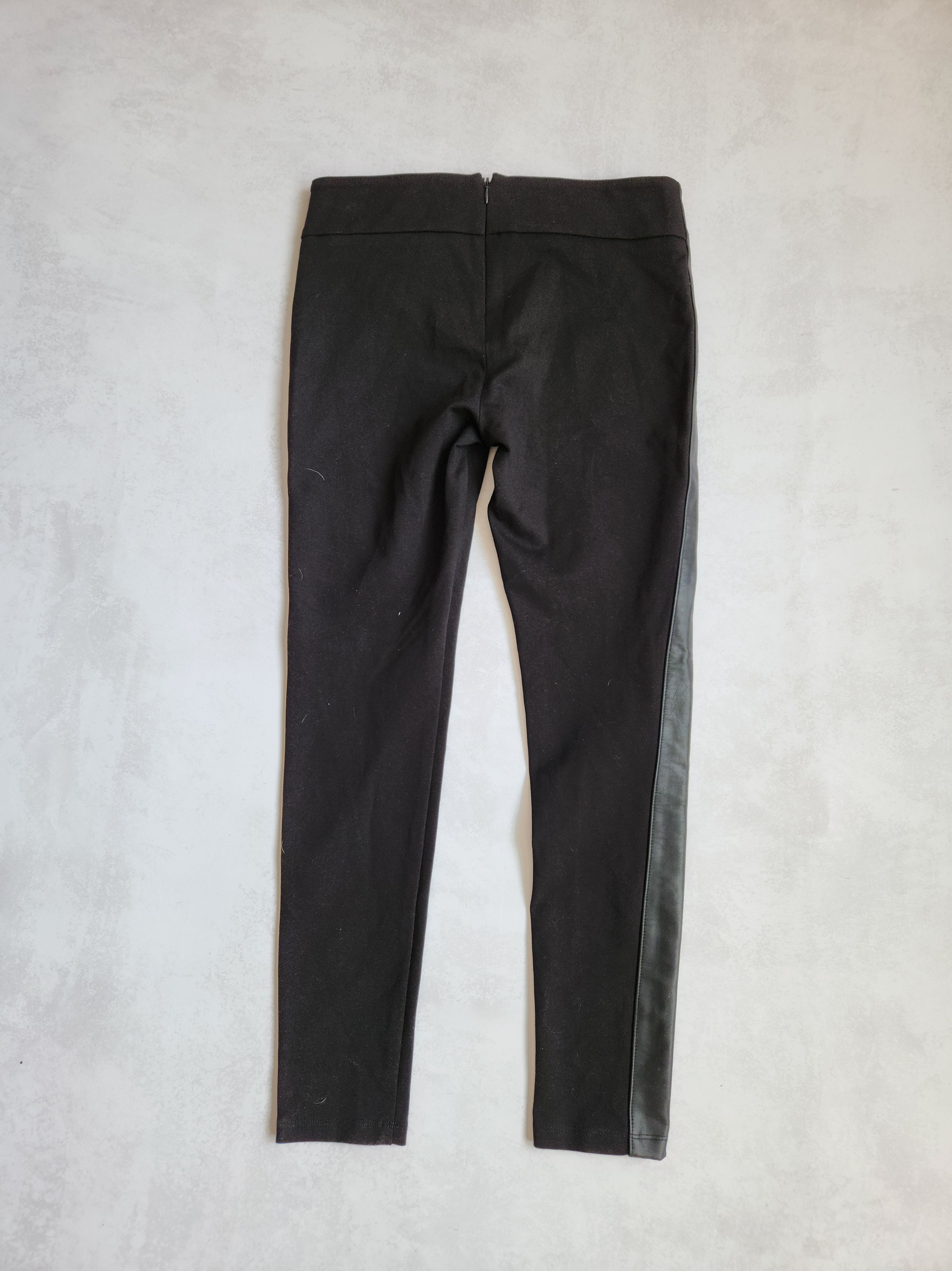 Versace Versace jenas leather inserts leggings pants Size 32" / US 10 / IT 46 - 6 Thumbnail