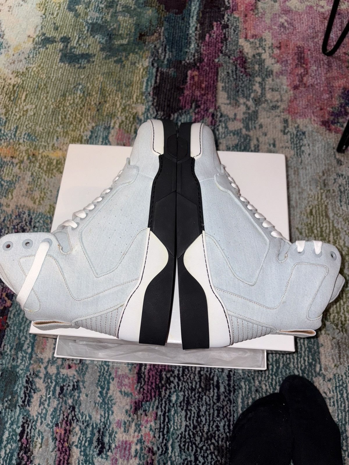 Givenchy 2016 DS GIVENCHY DENIM TYSON SNEAKERS Size US 13 / EU 46 - 4 Thumbnail