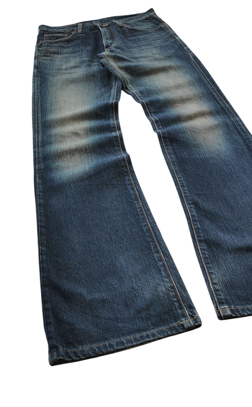 Tornado Mart Edwin 503 Rebel Boot Cut Flare Denim Jeans Size US 30 / EU 46 - 4 Thumbnail