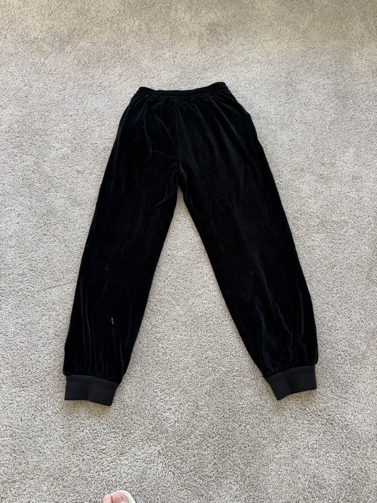 Gucci Gucci Velour Joggers Black Leather Pockets Medium Size US 32 / EU 48 - 4 Thumbnail