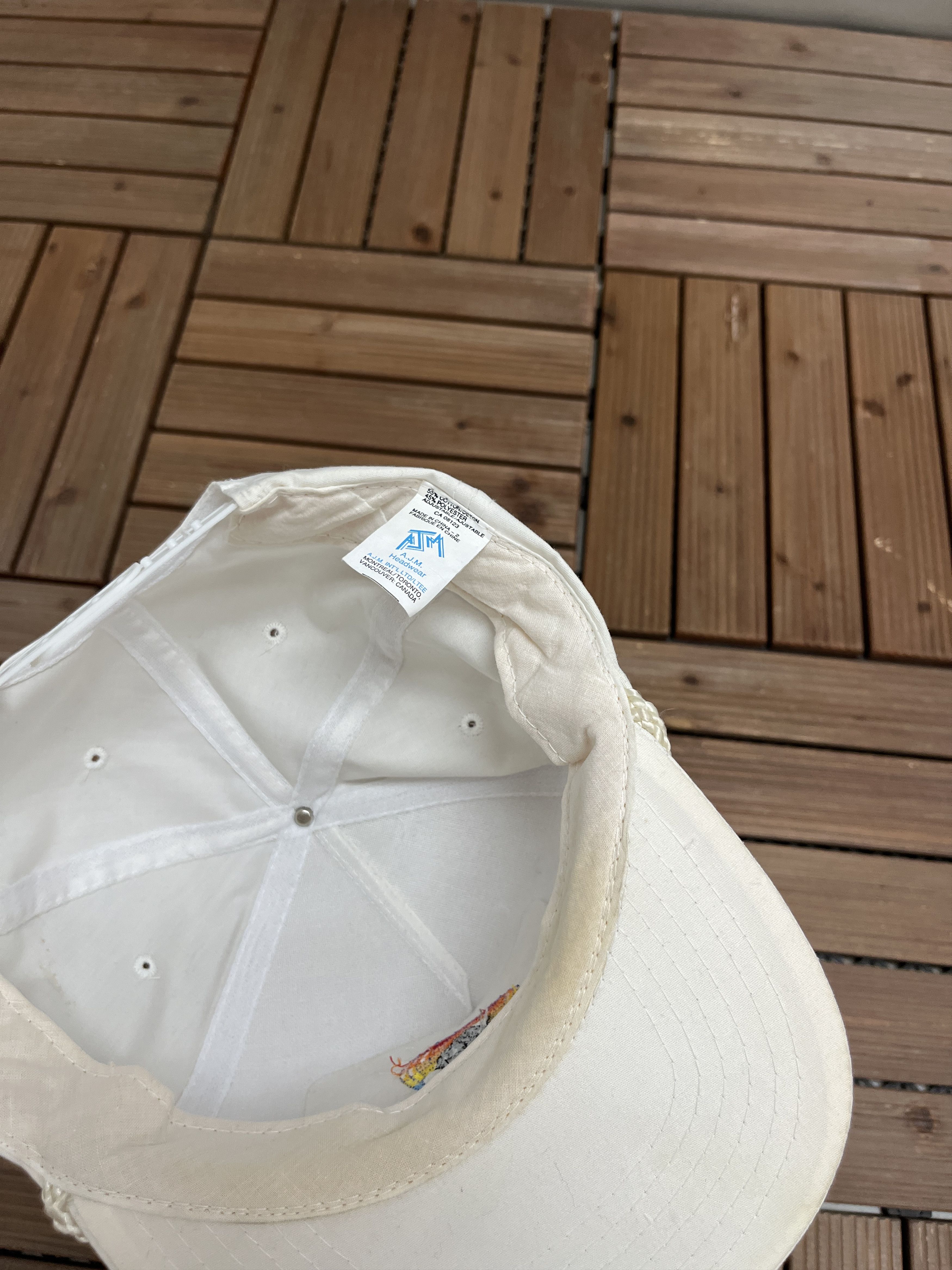 Vintage Windship Aviation Ltd. Vintage White Snap Back Hat Cap Size ONE SIZE - 6 Thumbnail