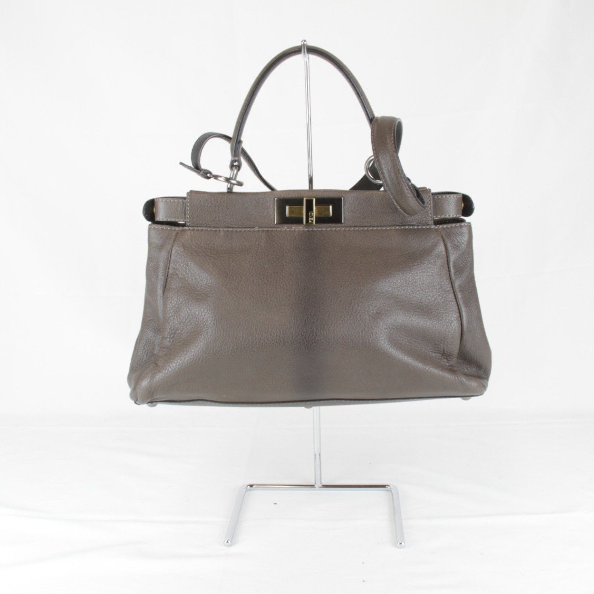 Fendi FENDI Peekaboo 2way handbag leather for women Size ONE SIZE - 1 Thumbnail