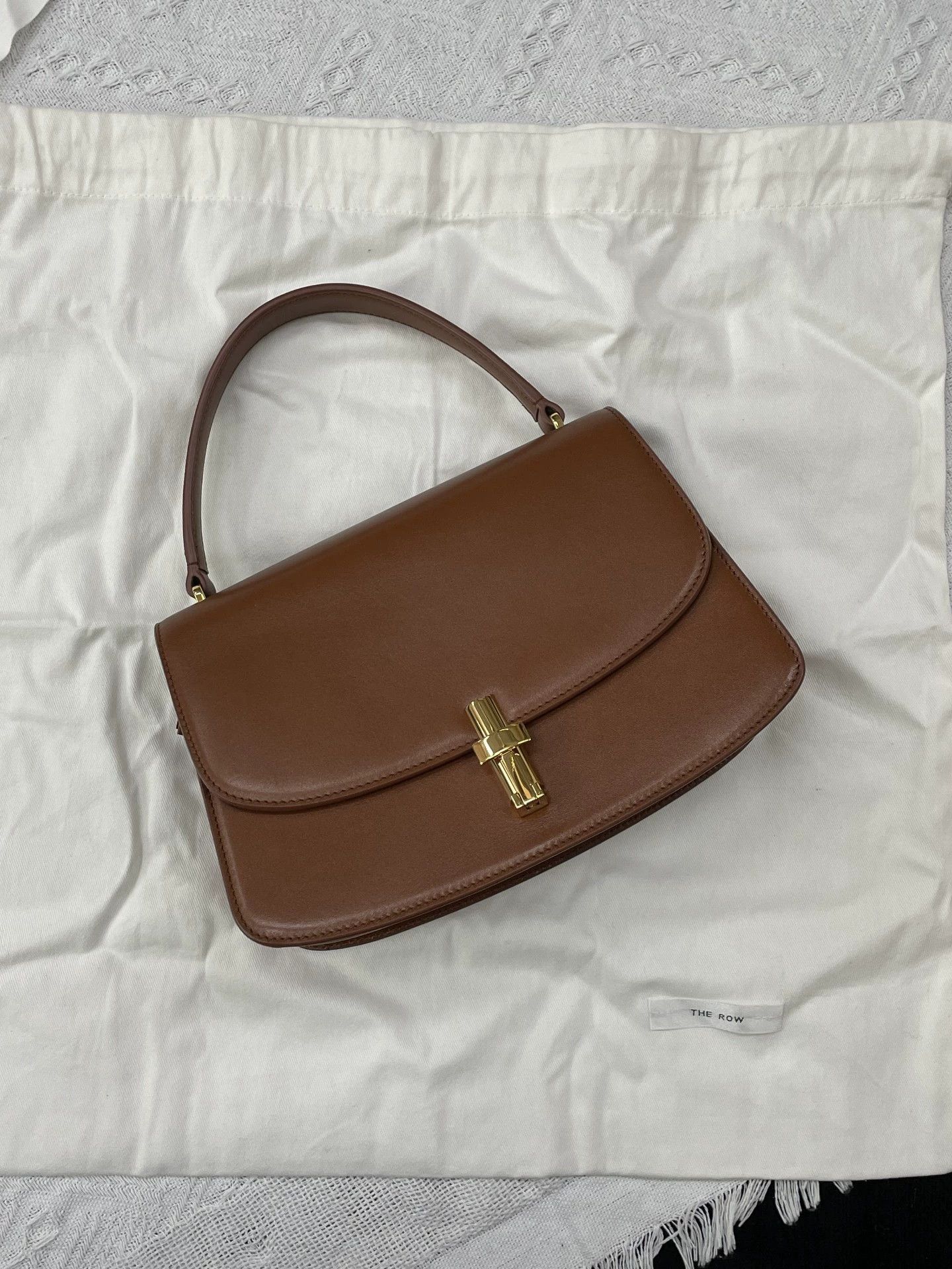 The Row The Row gold brown sofia handbag w/ dust bag & card Size ONE SIZE - 1 Thumbnail