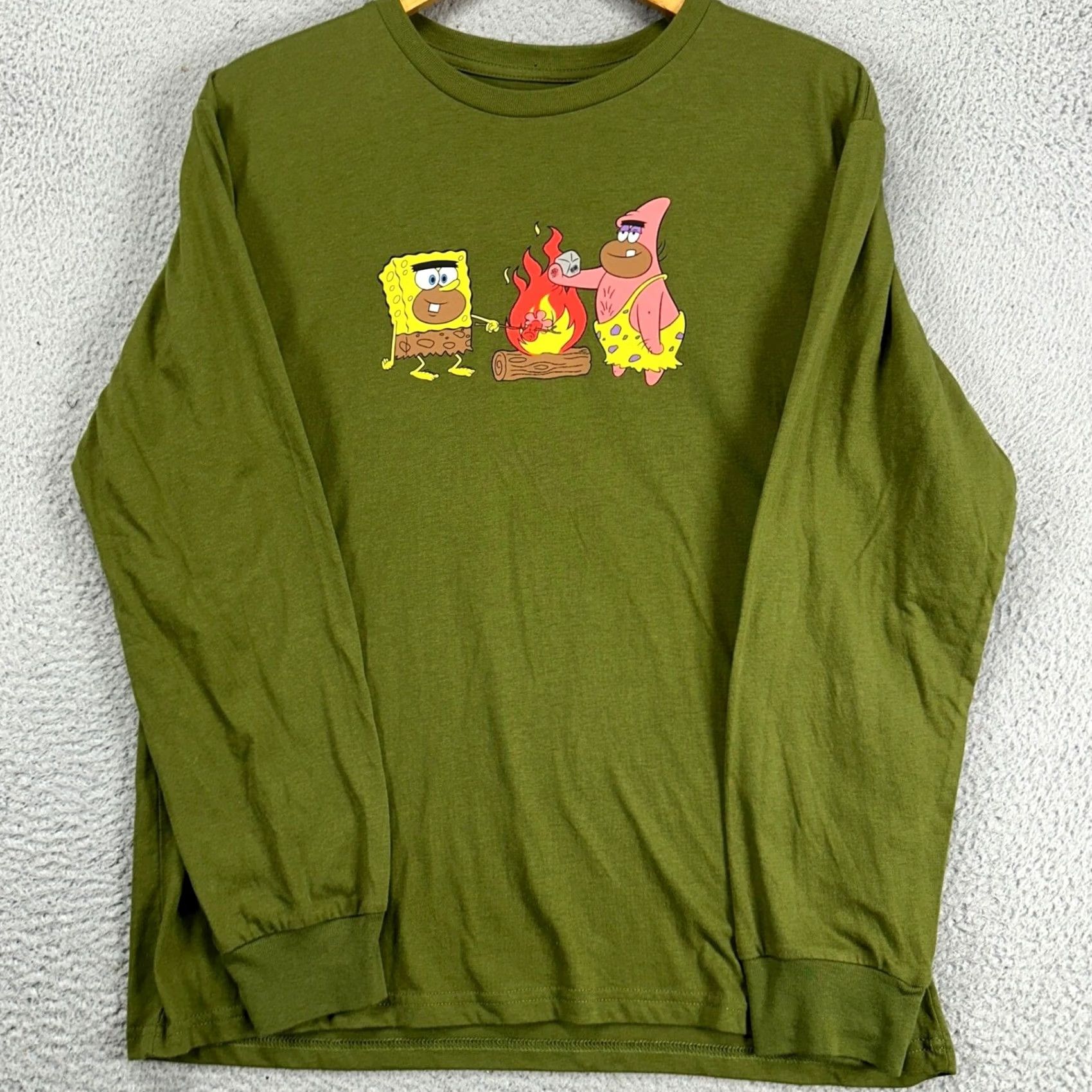 Nickelodeon Nickelodeon Sponge Bob Square Pants Patrick Mens Crewneck Sweatshirt Large Green Bob Squarepants Patrick Mens Crewneck Sweatshirt Large Green Size US L / EU 52-54 / 3 - 4 Thumbnail