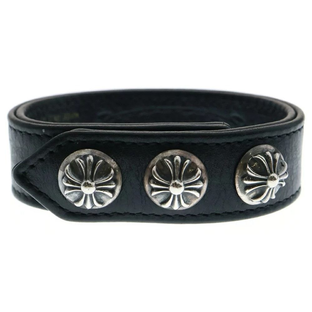 アクセサリー Chrome Hearts 3 Button 2 Snap Leather Chrome Hearts] Chrome Hearts Stones lip & tongue 3 buttons 2