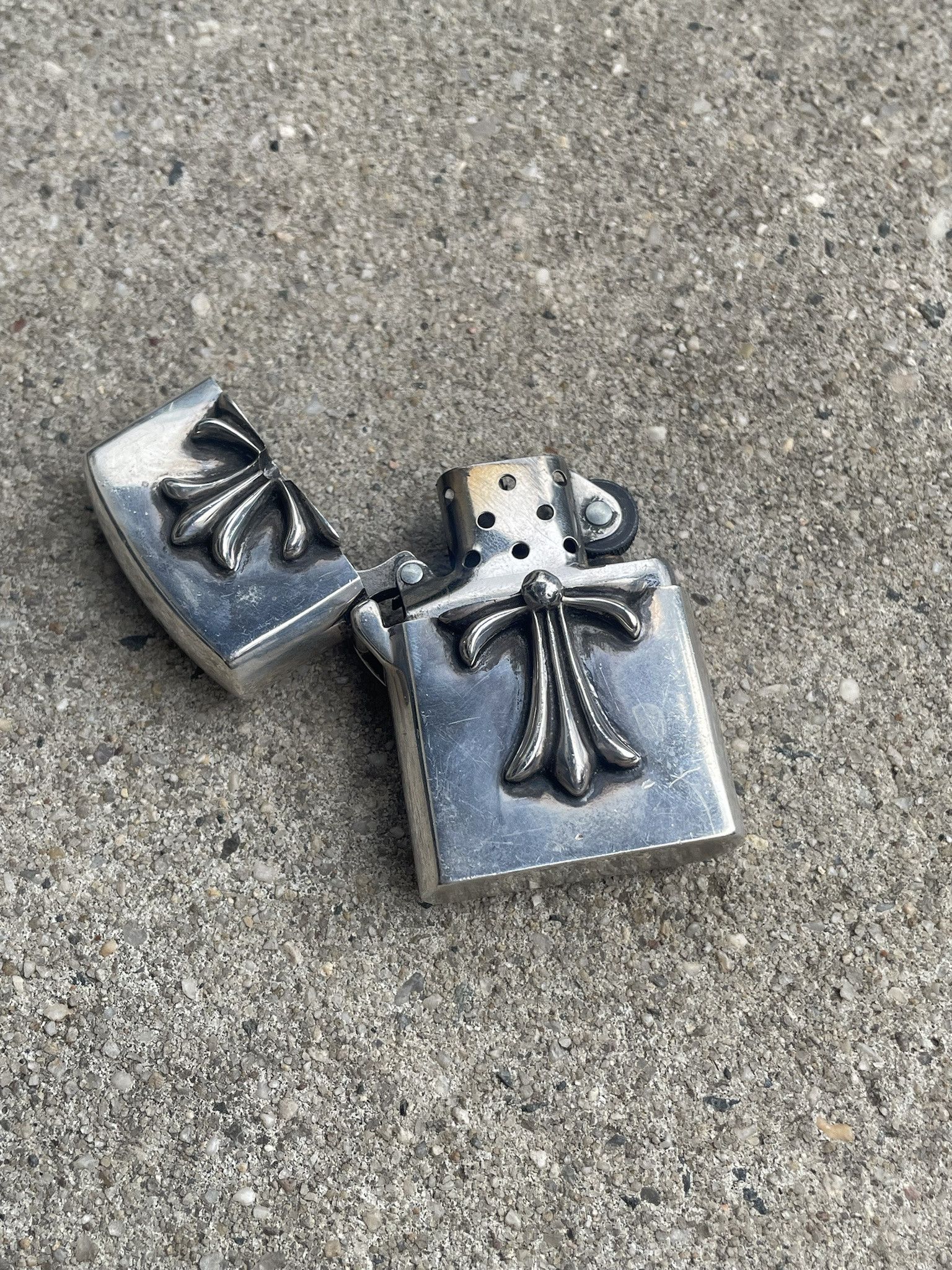 Chrome Hearts Chrome Hearts Cross Zippo Lighter Size ONE SIZE - 2 Thumbnail