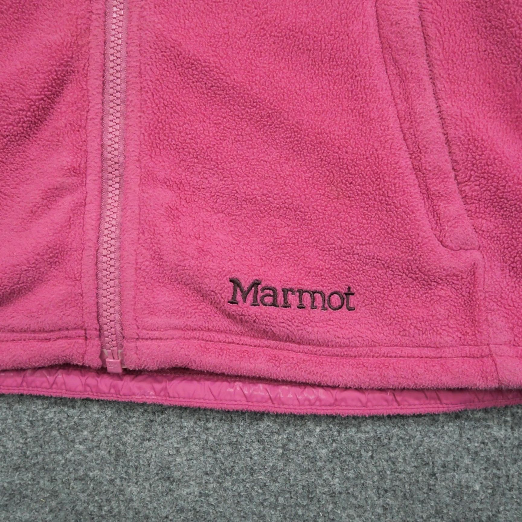 Marmot VINTAGE Marmot Jacket Womens L Pink Fleece Outdoors Y2K Size L / US 10 / IT 46 - 2 Thumbnail