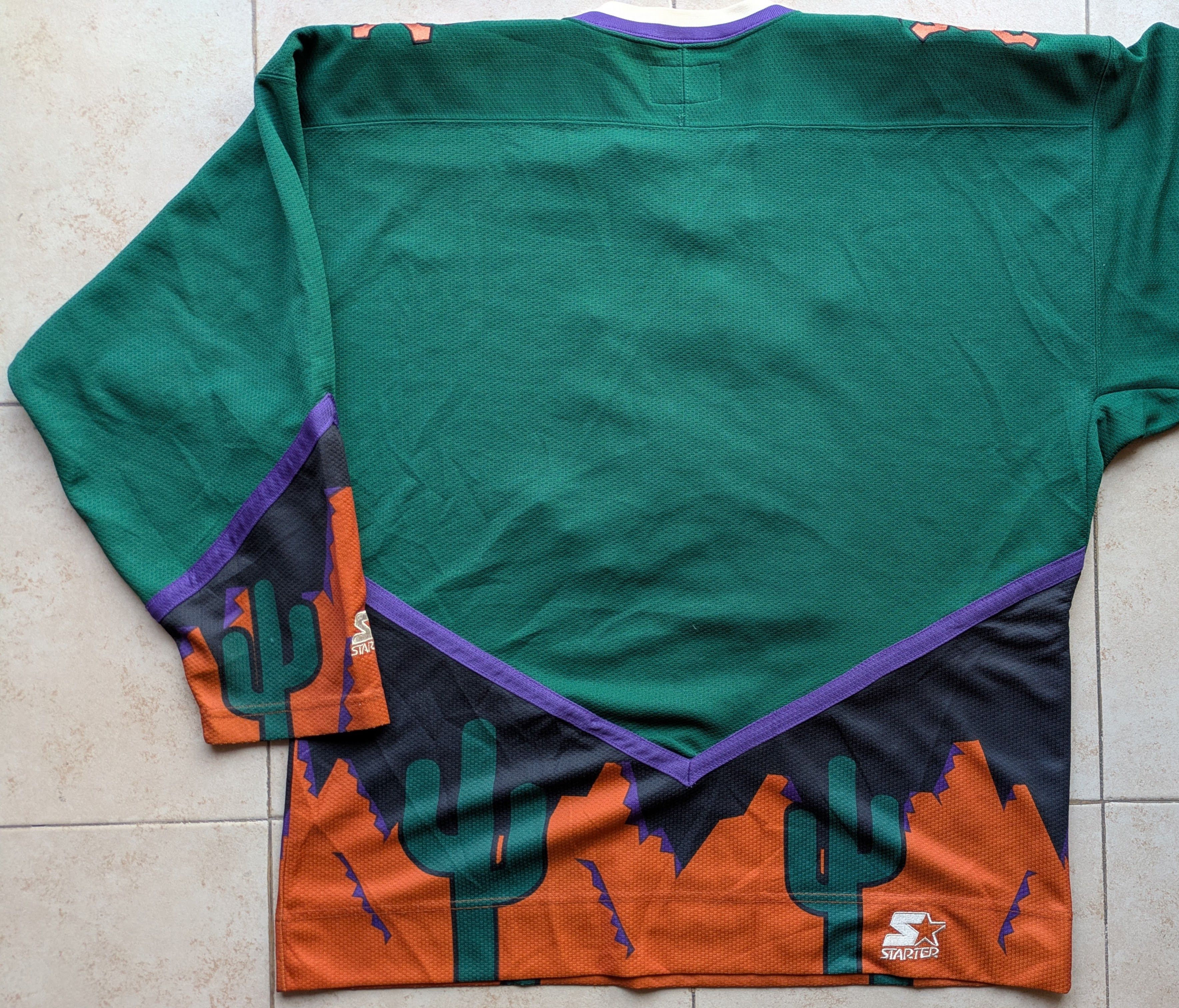 Starter Phoenix Coyotes 90s jersey PEYOTE Desert Alt NHL hockey vtg Size US L / EU 52-54 / 3 - 4 Thumbnail